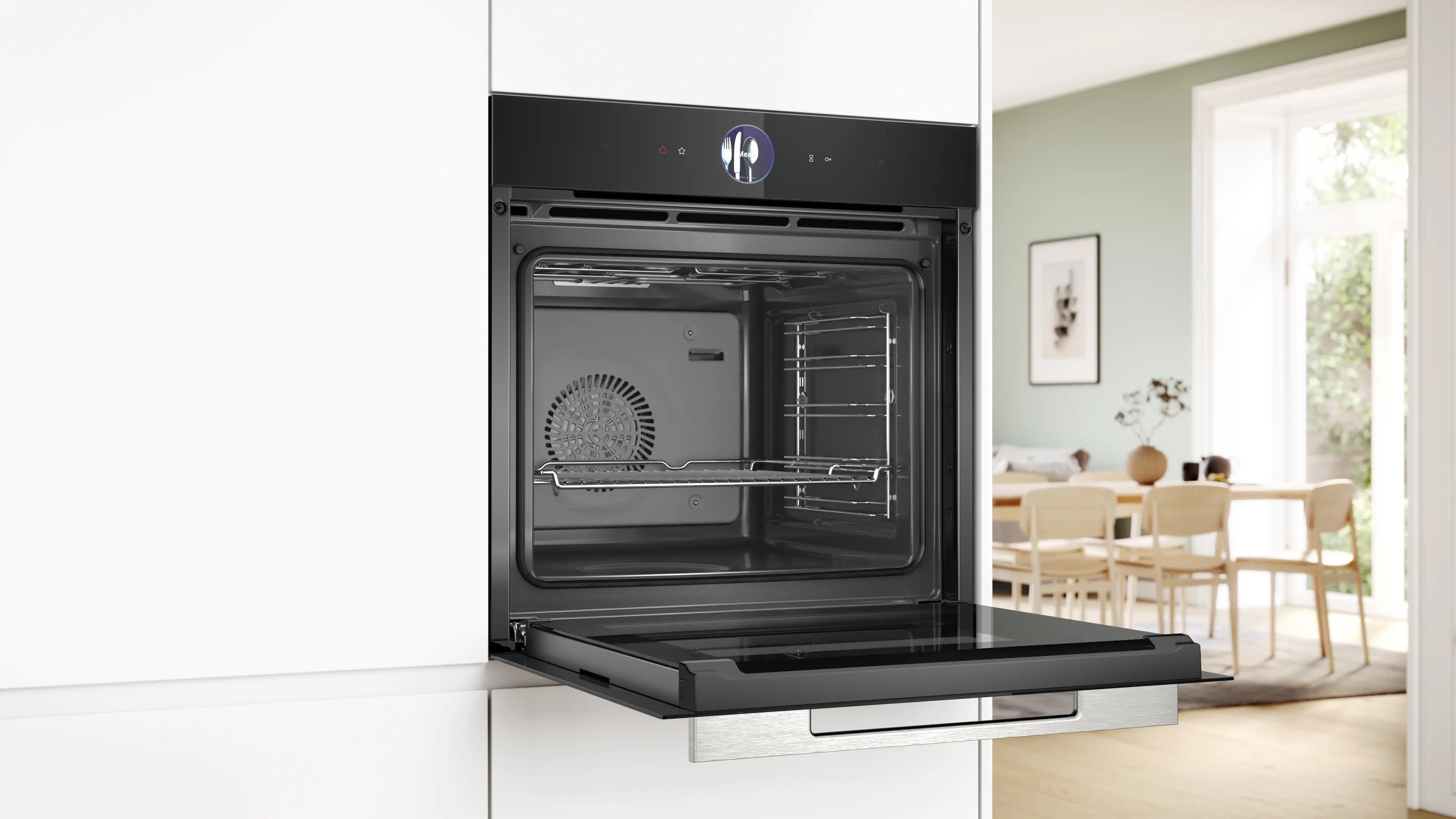 Bosch Series 8 Built-in oven with steam function 60 x 60 cm Black - HSG7364B1B