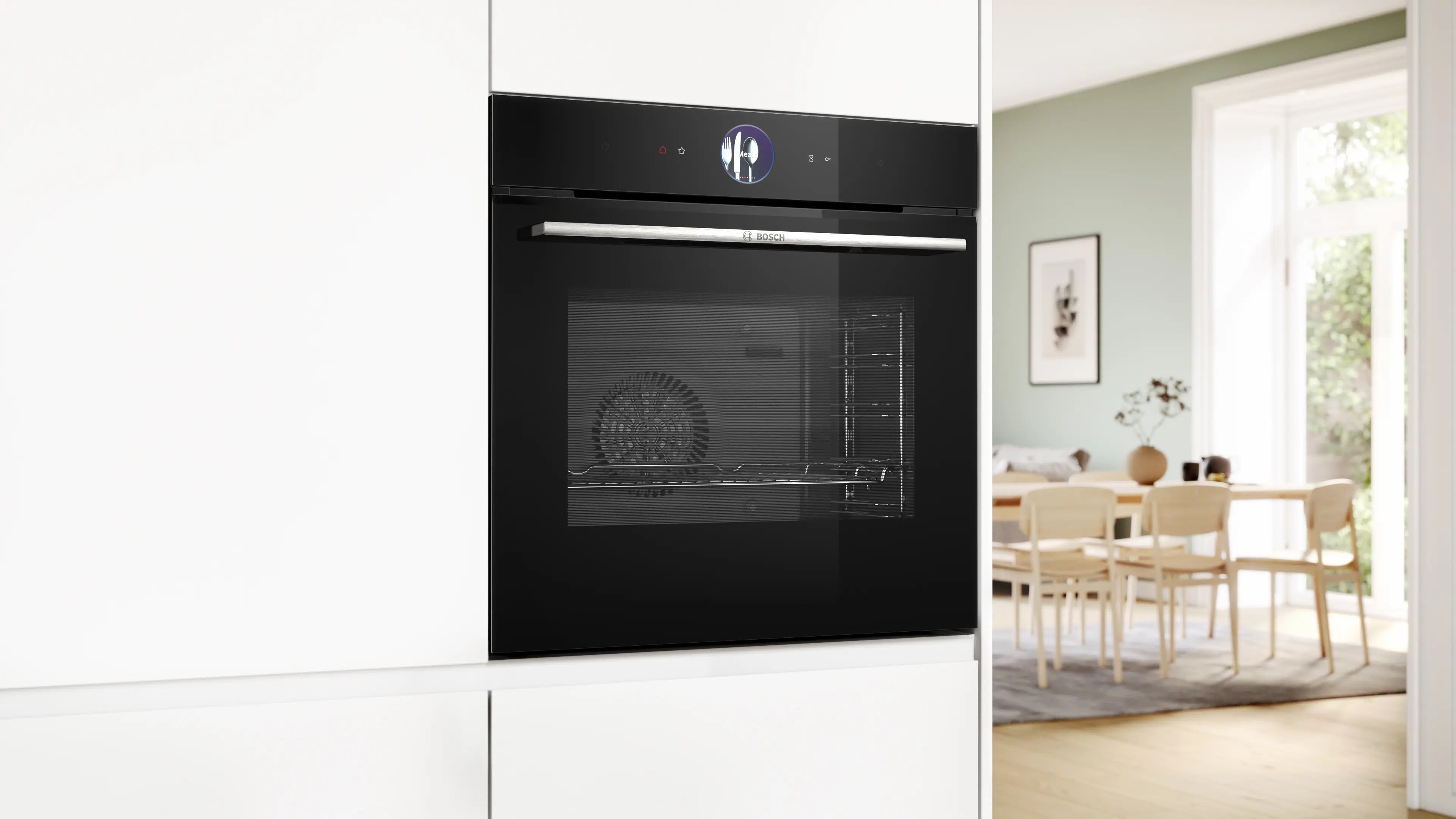 Bosch Series 8 Built-in oven with steam function 60 x 60 cm Black - HSG7364B1B