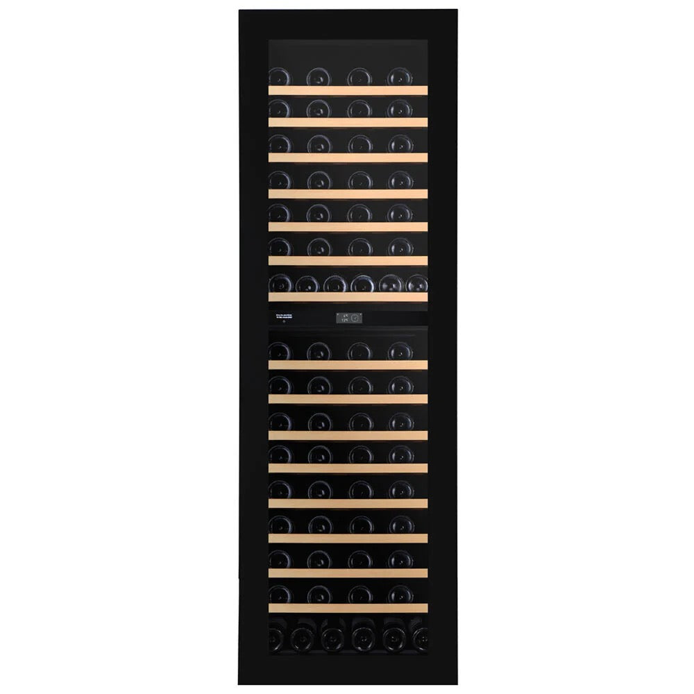 Dunavox NOBLE - Dual Zone 109 Bottle - Fully Integrated Wine Cooler DVN-109.291DB.TO