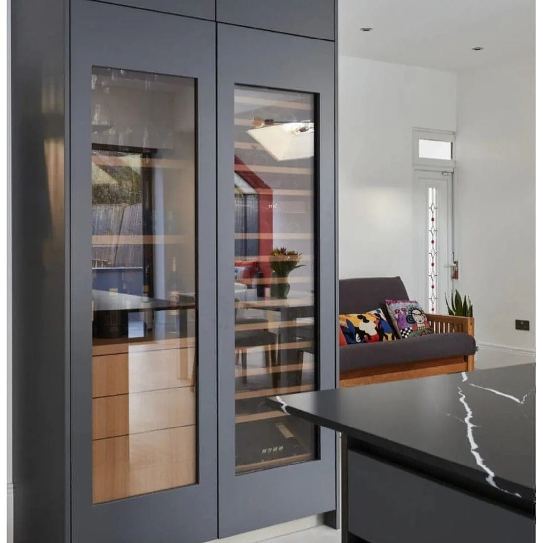 Dunavox NOBLE - Dual Zone 109 Bottle - Fully Integrated Wine Cooler DVN-109.291DOP.TO