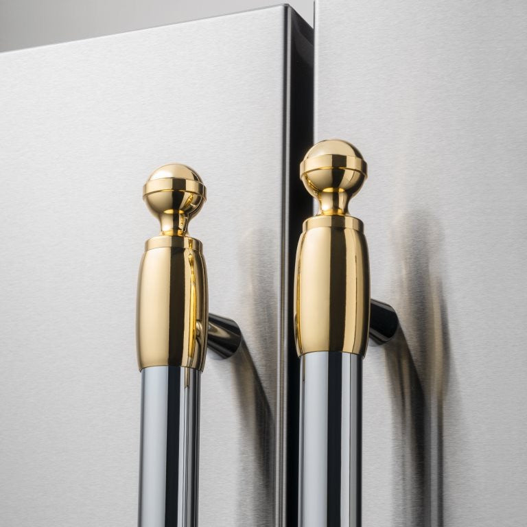 Bertazzoni Heritage Series Gold Décor Set for Refrigerators