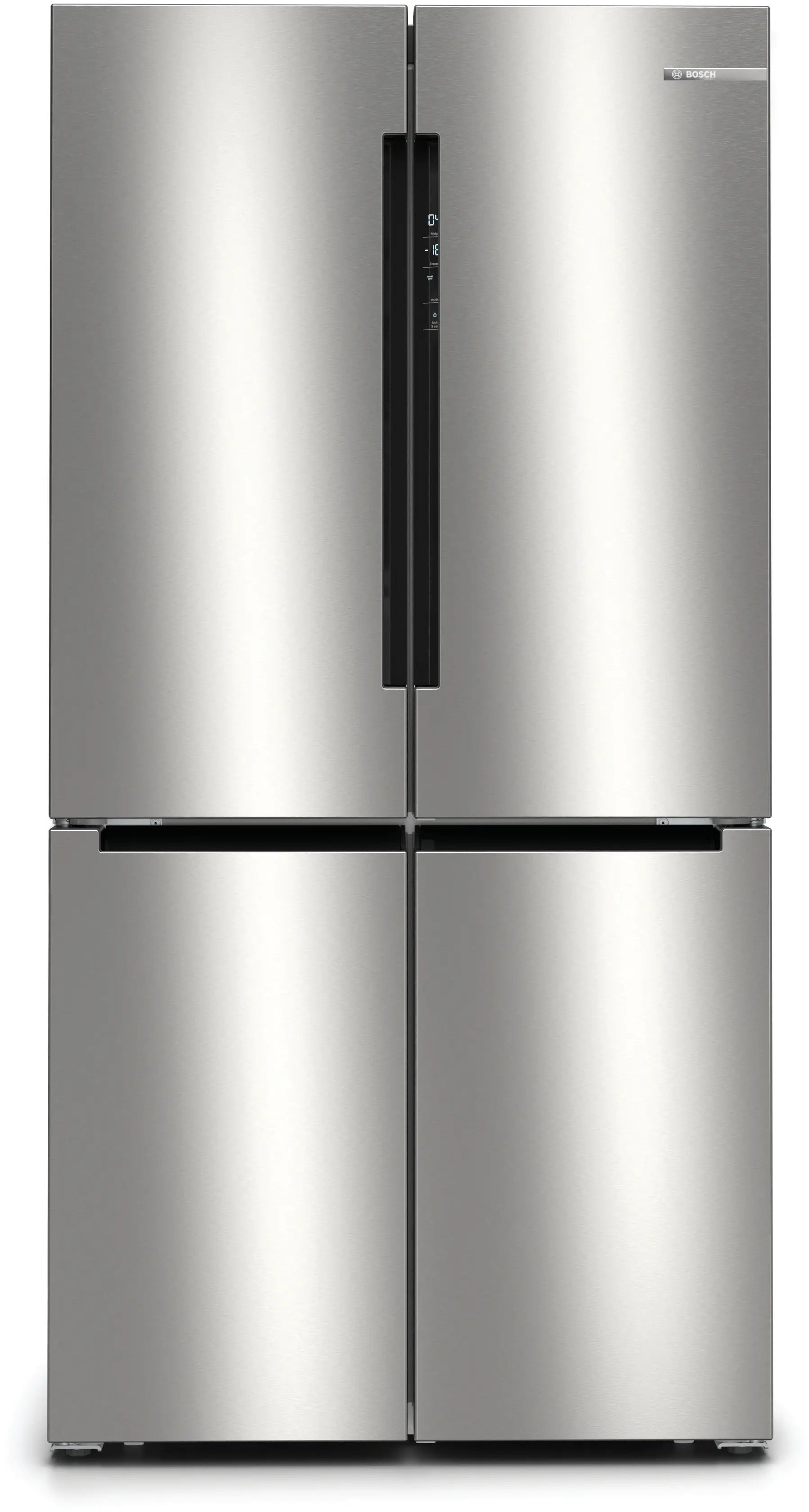 Bosch Series 4 Multi Door American Fridge Freezer 183 x 90.5 cm Stainless steel - KFN96APEAG