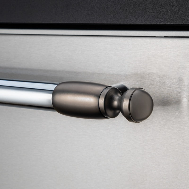 Bertazzoni Heritage Series Black Nickel Décor Set for Refrigerators, Dishwashers and Hoods
