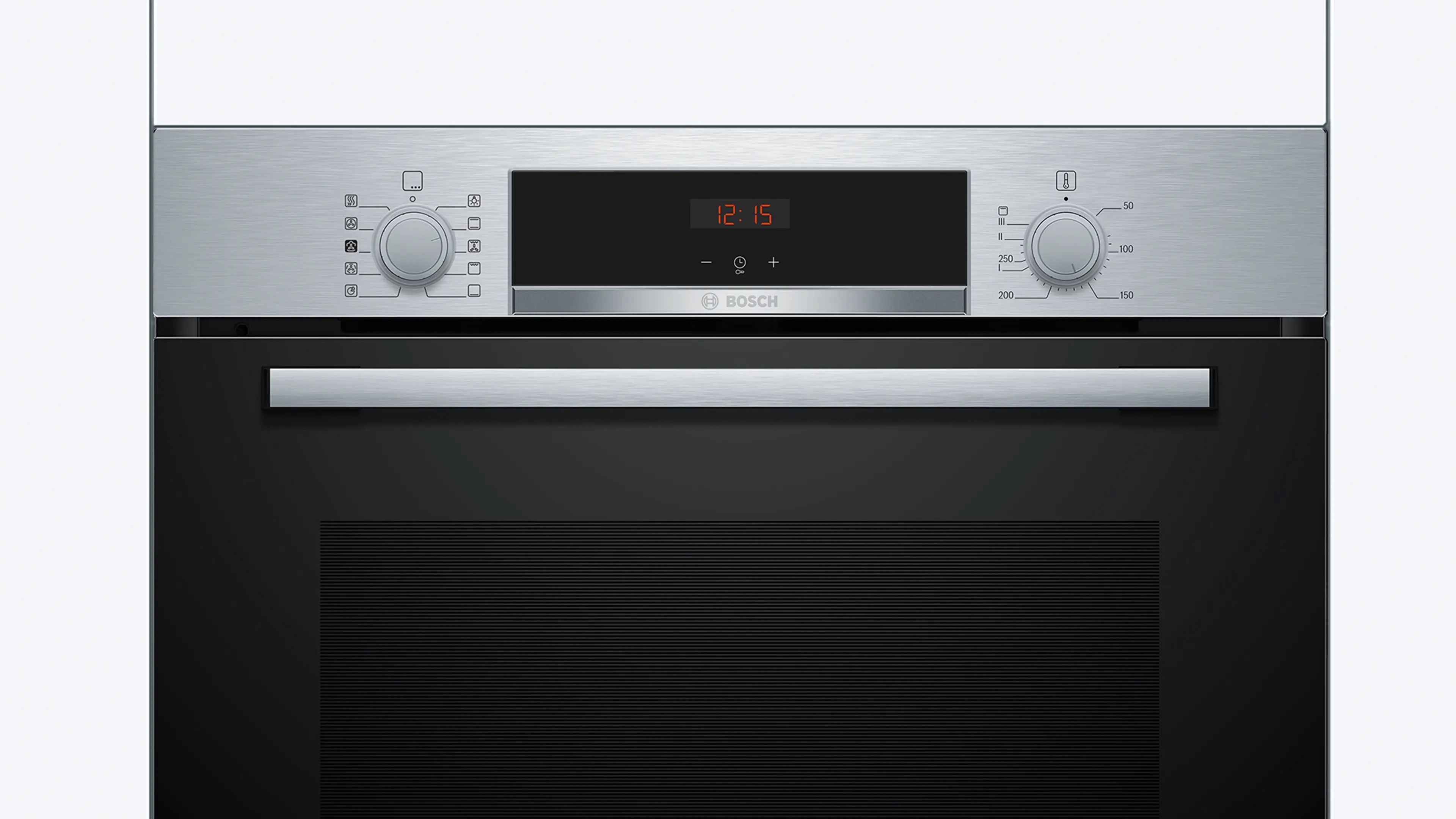 Bosch Series 4 Built-in oven with added steam function 60 x 60 cm Stainless steel - HQA534BS3B
