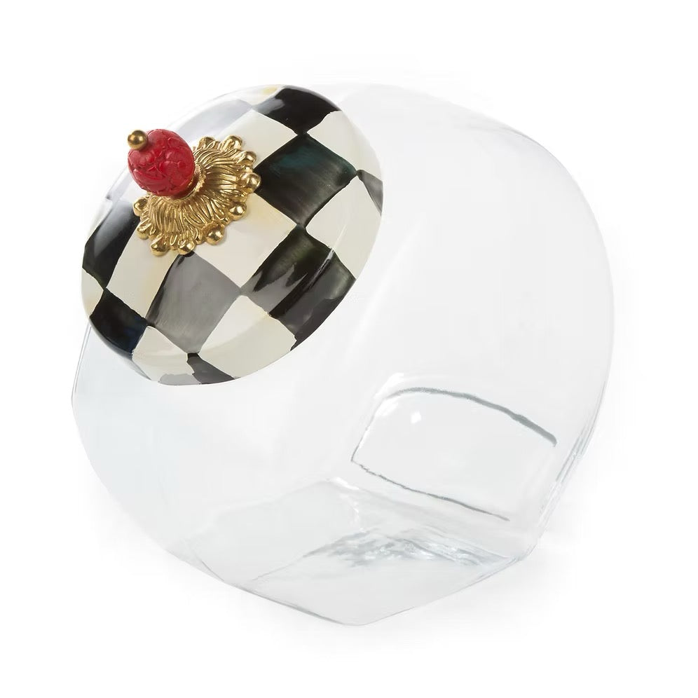 Mackenzie-Childs Courtly Check Cookie Jar