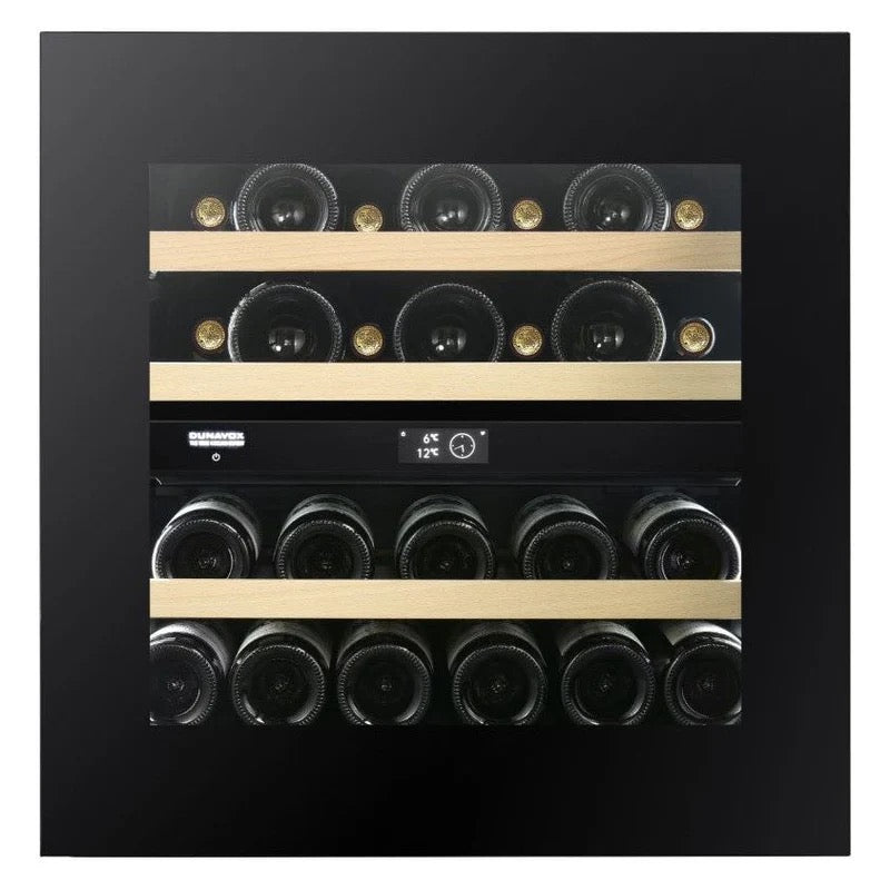Dunavox Horizon - Dual Zone 25 Bottle - Integrated Wine Cooler - DVH-25.65DB.TO