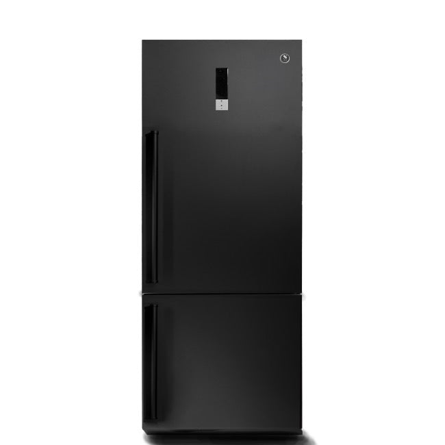 Steel Cucine Enfasi 76 Combi Built In Fridge Freezer All Black - EQFRB-7