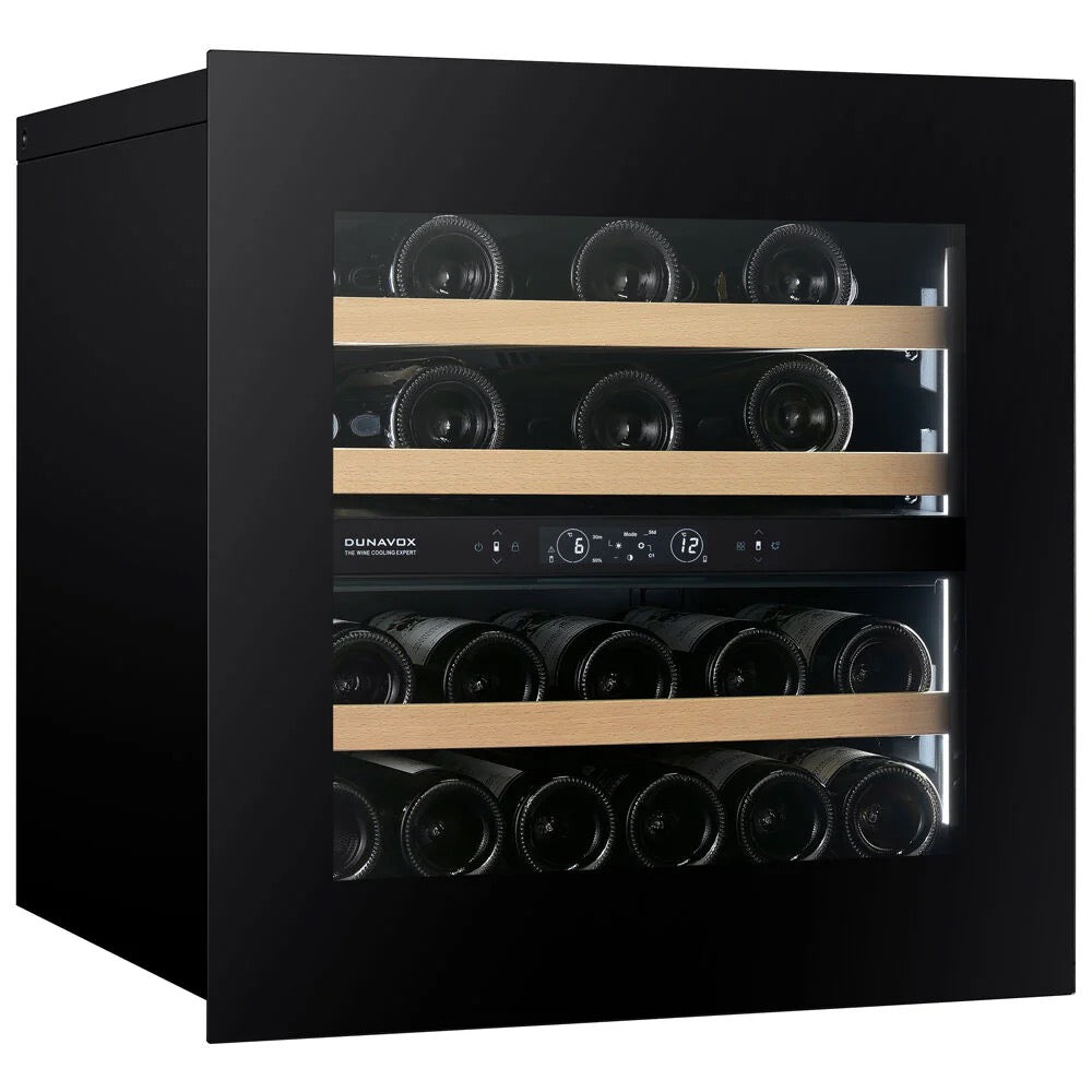 Dunavox Horizon - Dual Zone 25 Bottle - Integrated Wine Cooler - DVH-25.65DB.TO