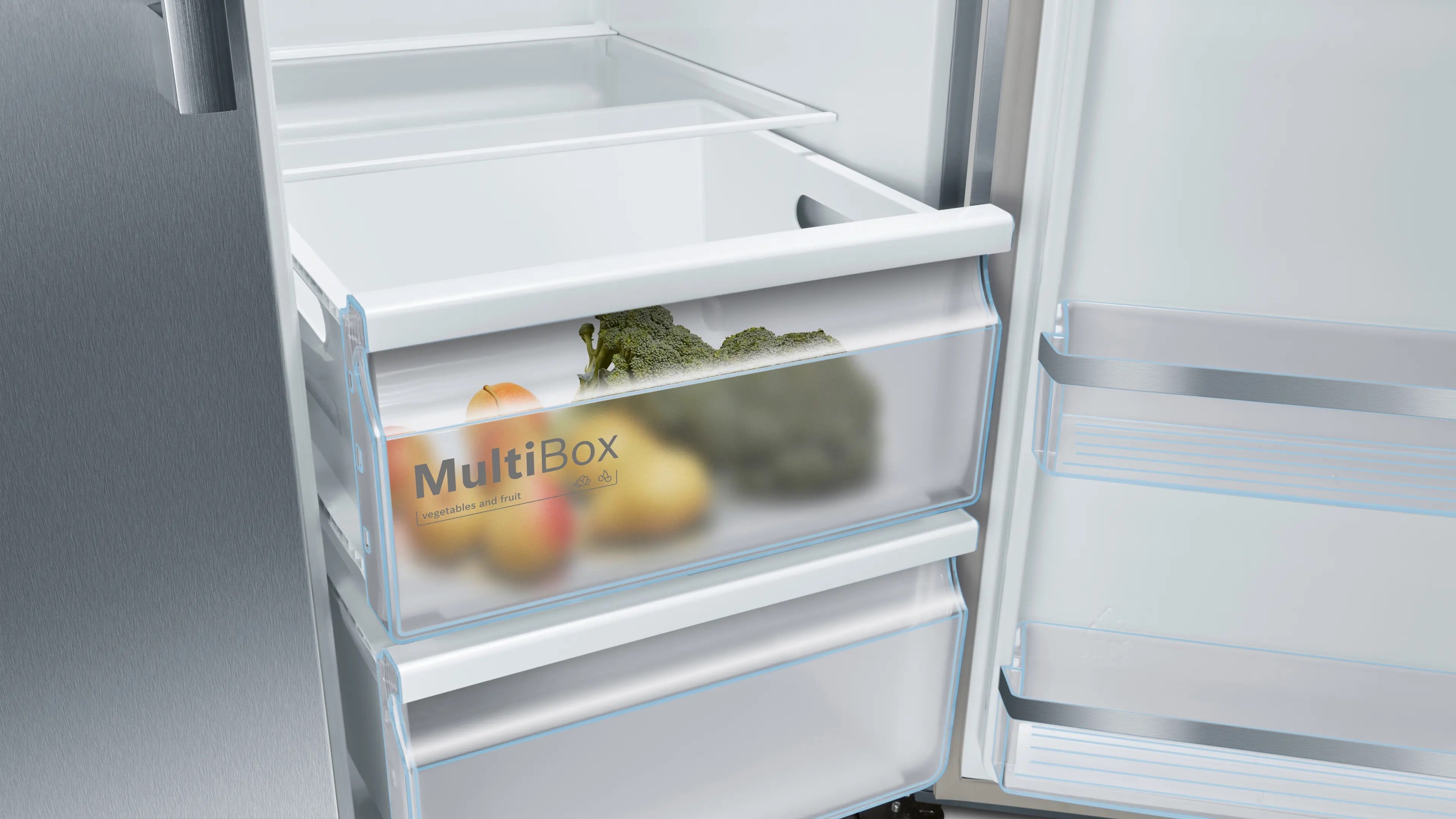Bosch Series 6 American side by side 178.7 x 90.8 cm Stainless steel - KAD93AIERG