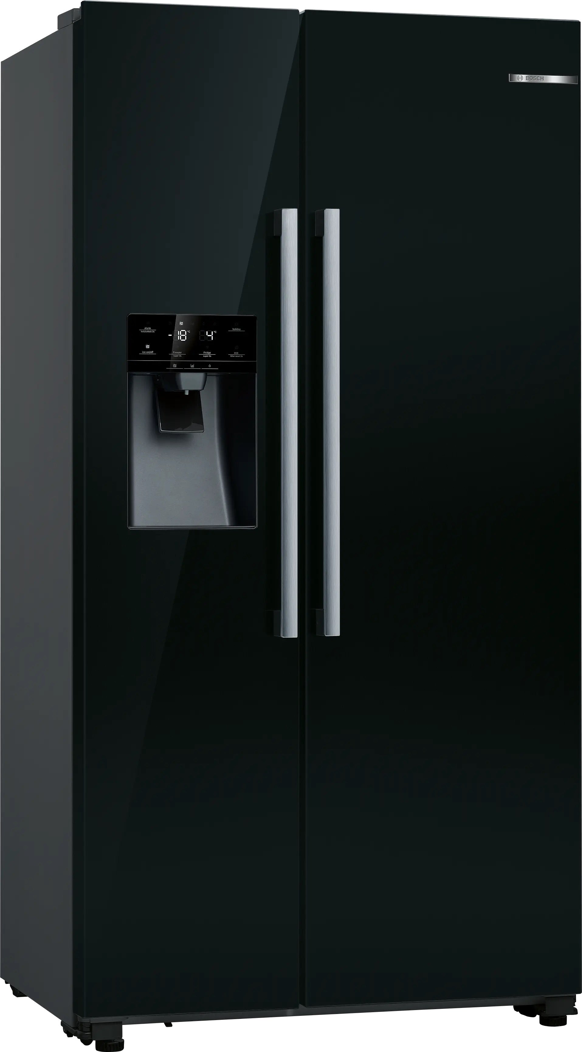 Bosch Series 6 American side by side 178.7 x 90.8 cm Black, Total No Frost - KAD93ABEP