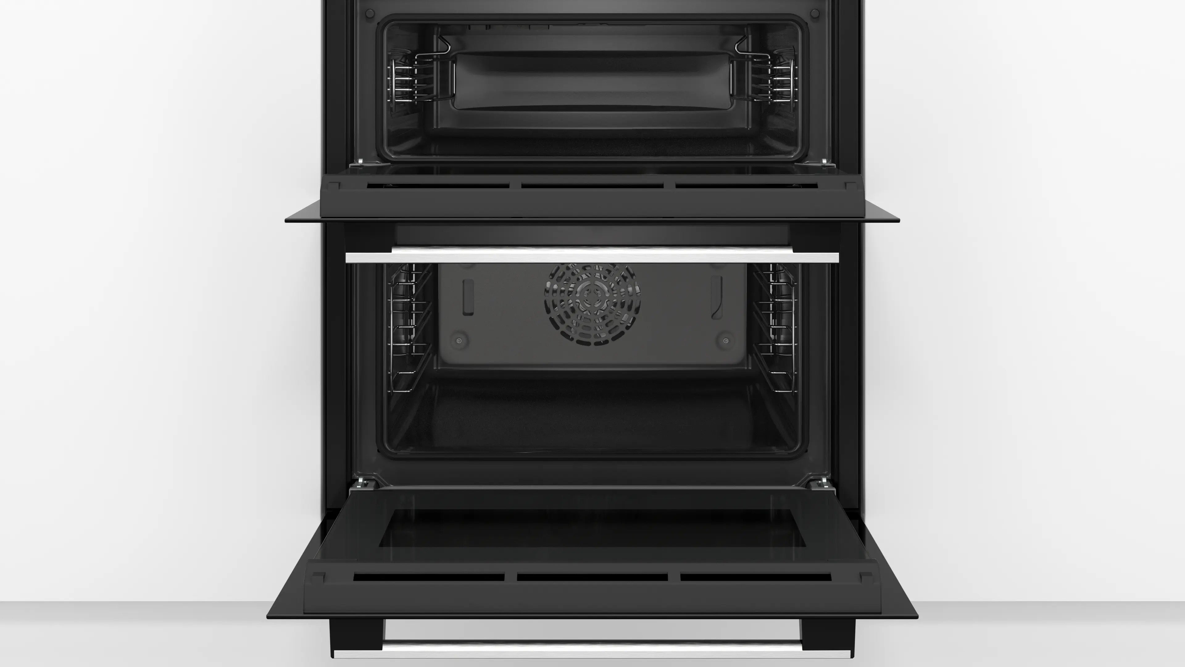 Bosch Series 4 Built-under double oven - NBS533BS0B