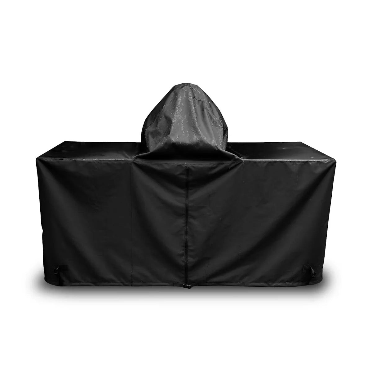 BIG GREEN EGG COVER FOR LARGE EGG IN PREMIUM ROYAL MAHOGANY TABLE - ACL597