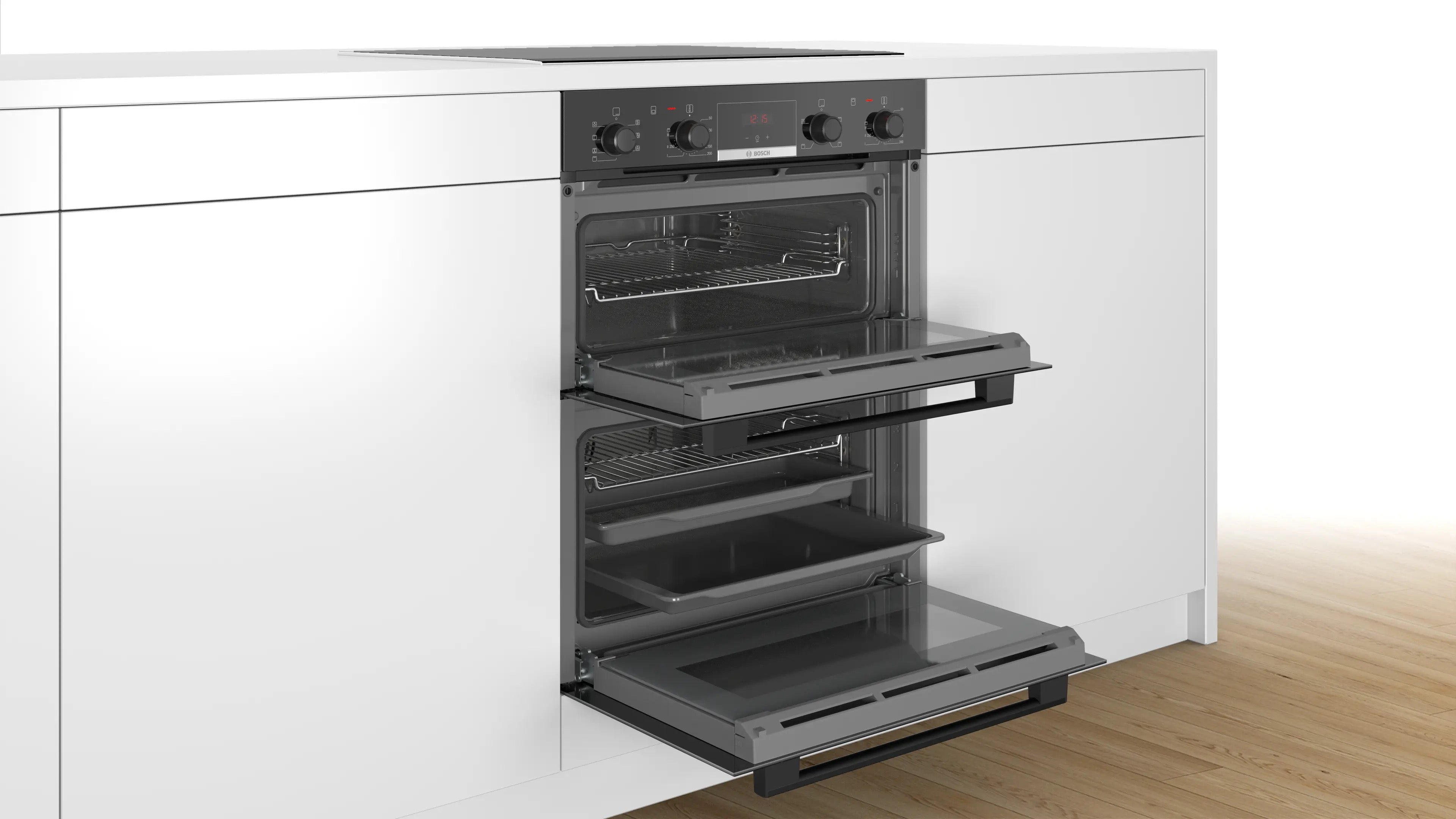 Bosch Series 4 Built-under double oven - NBS533BB0B
