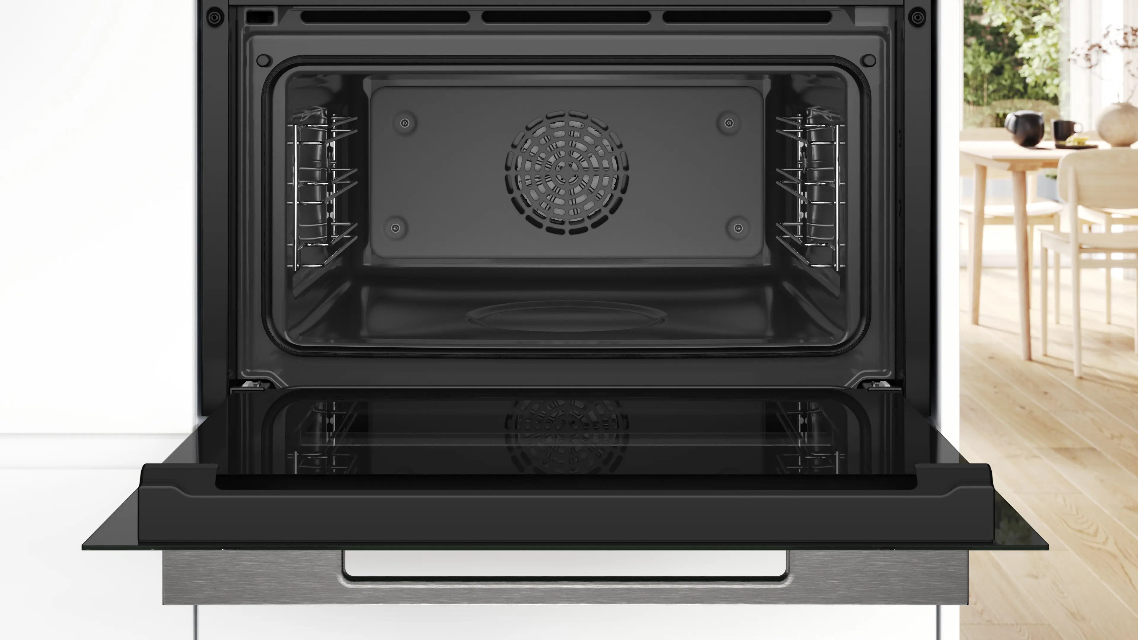 Bosch Series 8 Built-in compact oven with steam function 60 x 45 cm Black - CSG7361B1