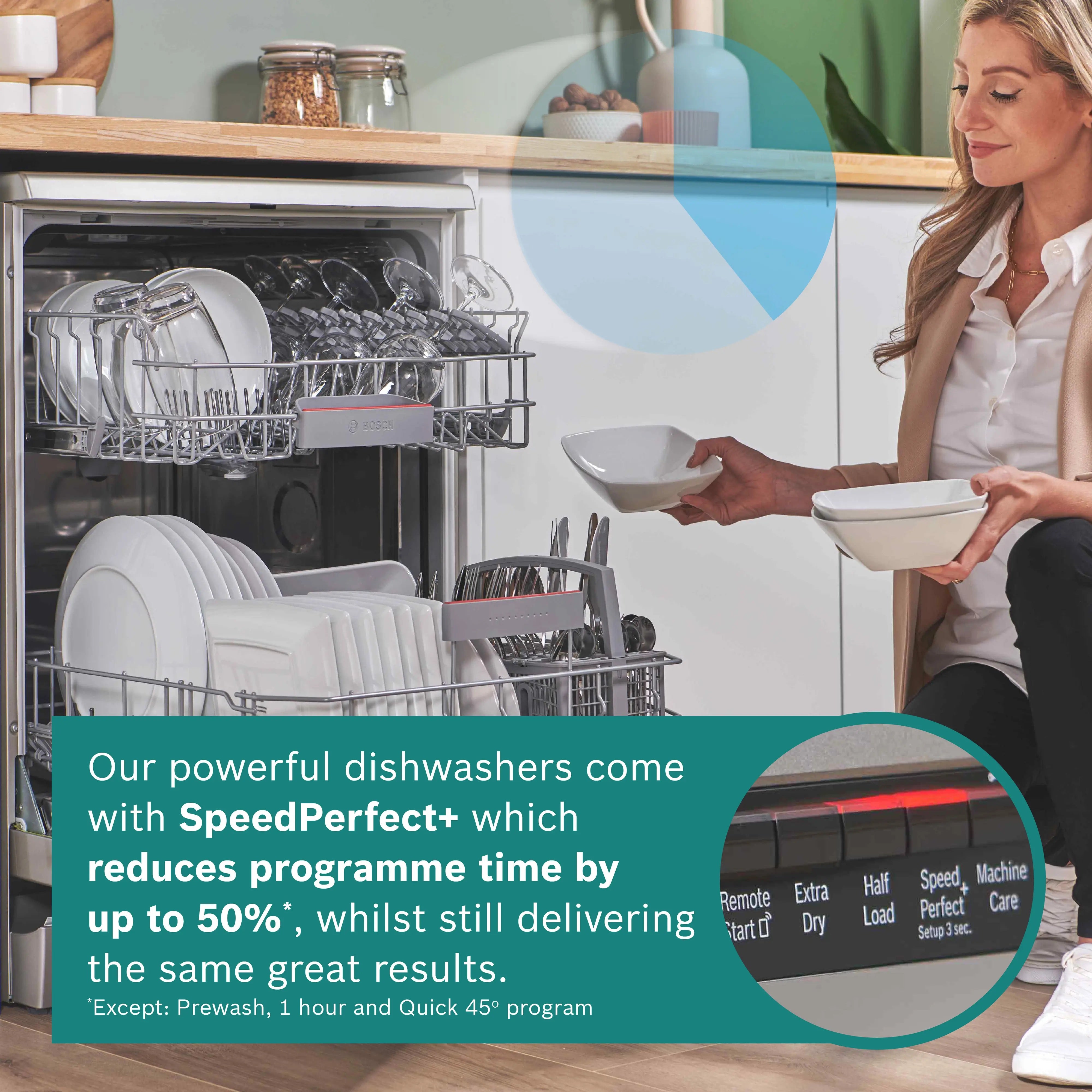 Bosch Series 4 Free-standing dishwasher 60 cm Brushed steel anti-fingerprint - SMS4EKI06G