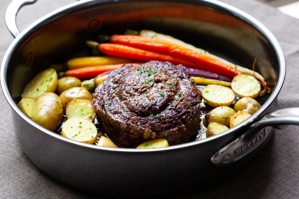 Hestan Nanobond Covered Saute with Helper Handle