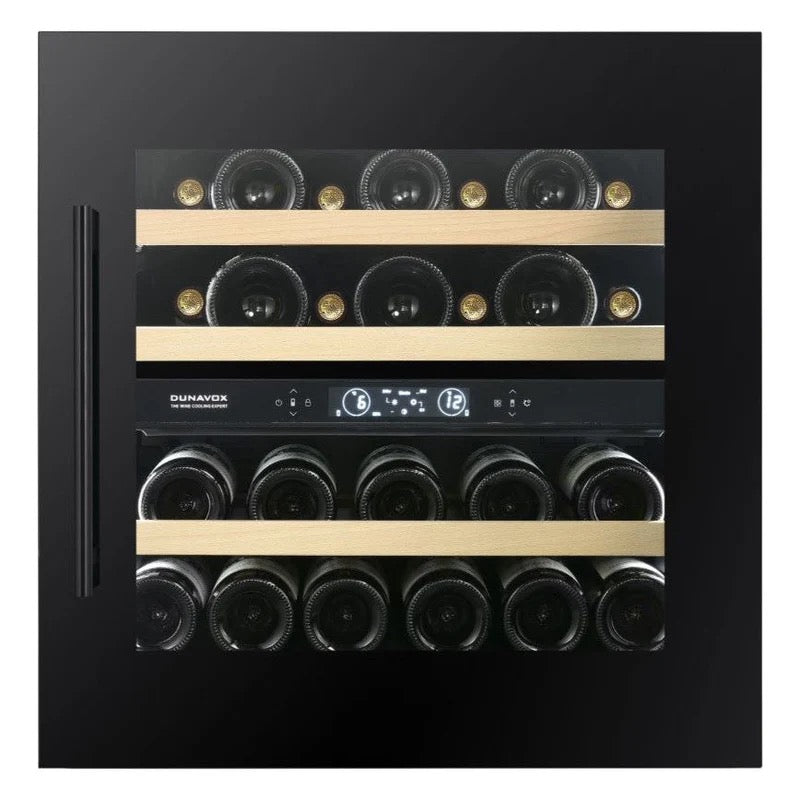 Dunavox Spirit - Dual Zone 25 Bottle - Integrated Wine Cooler - DVS-25.65DB