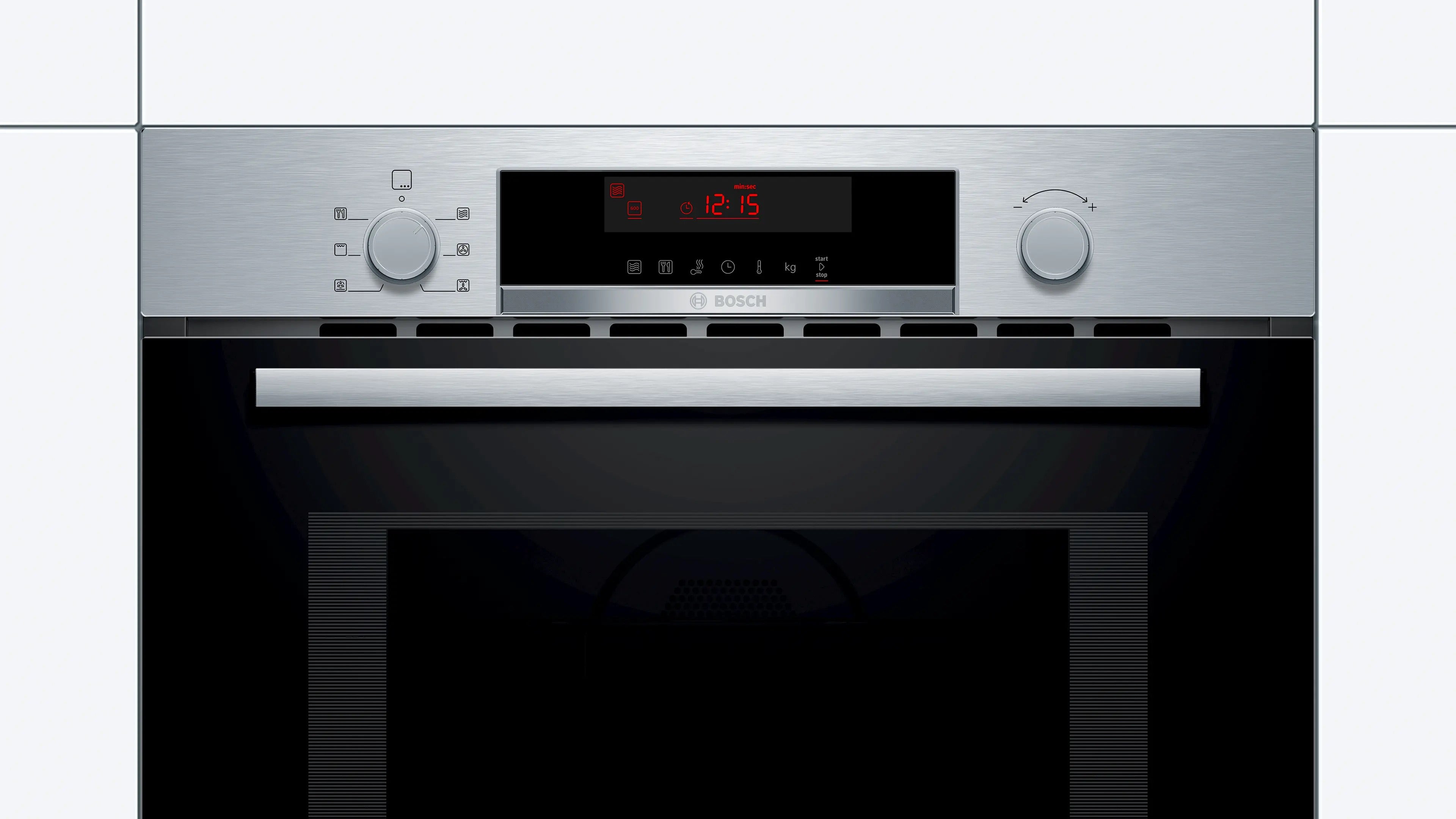 Bosch Series 4 Built-in microwave oven with hot air 60 x 45 cm Stainless steel - CMA583MS0B