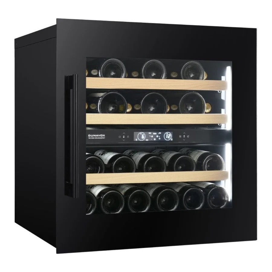 Dunavox Spirit - Dual Zone 25 Bottle - Integrated Wine Cooler - DVS-25.65DB