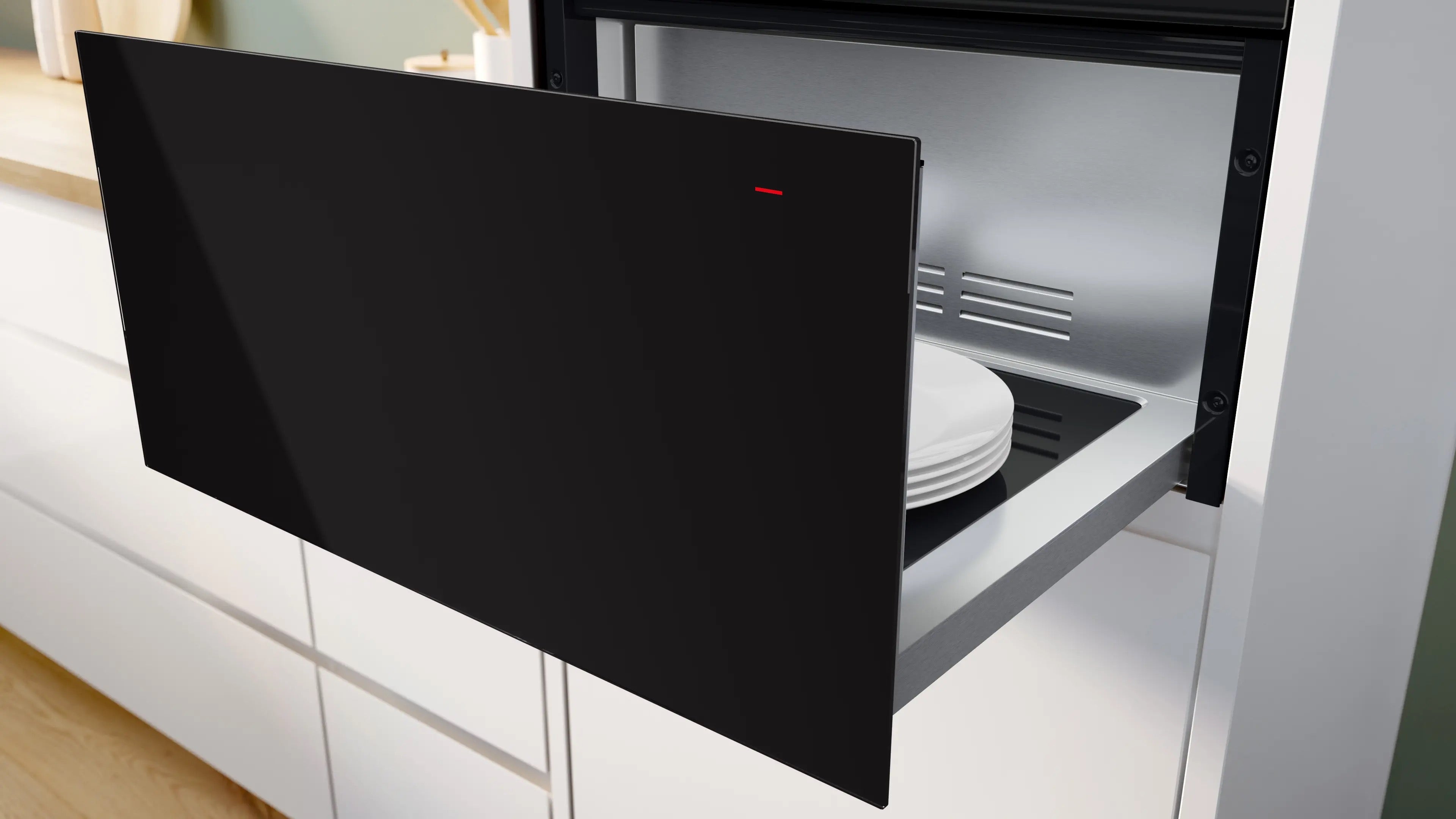 Bosch Series 8 Built-in warming drawer 60 x 29 cm Black - BID7101B1B