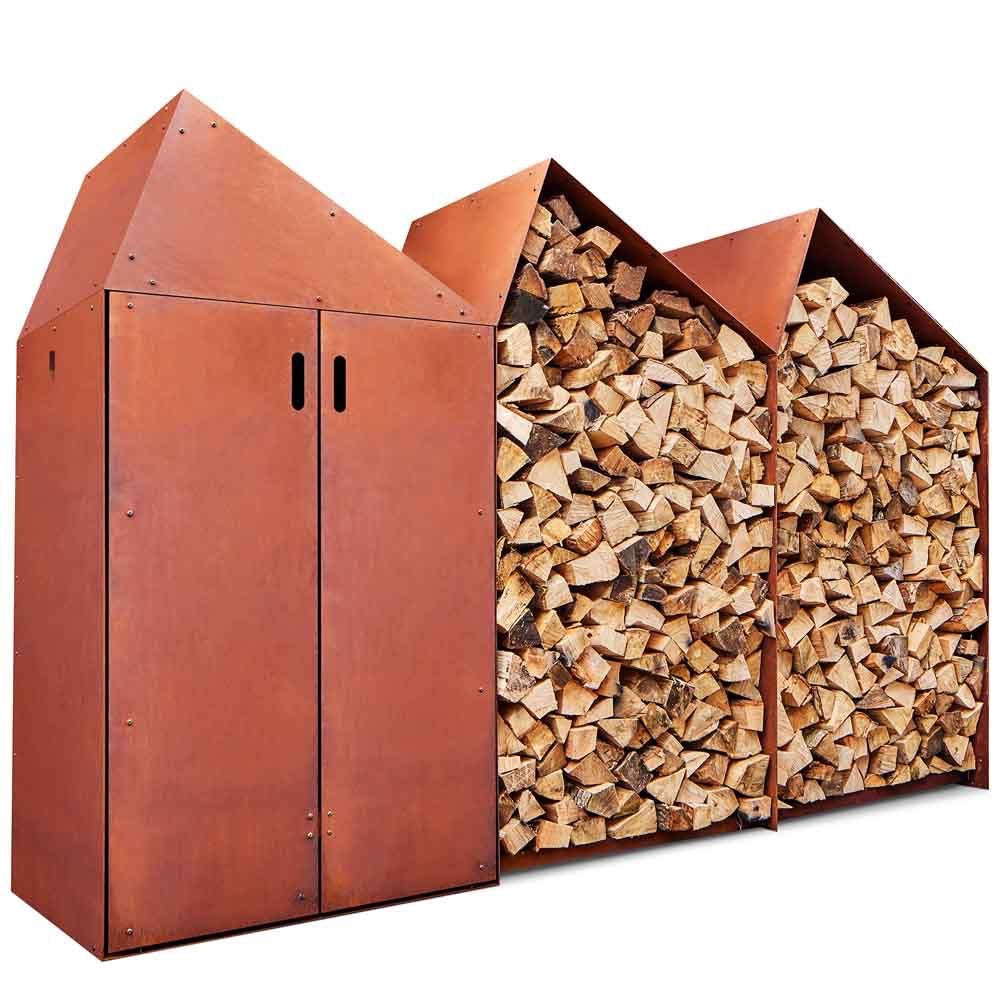 RB73 Wood storage Sheddak 3 houses