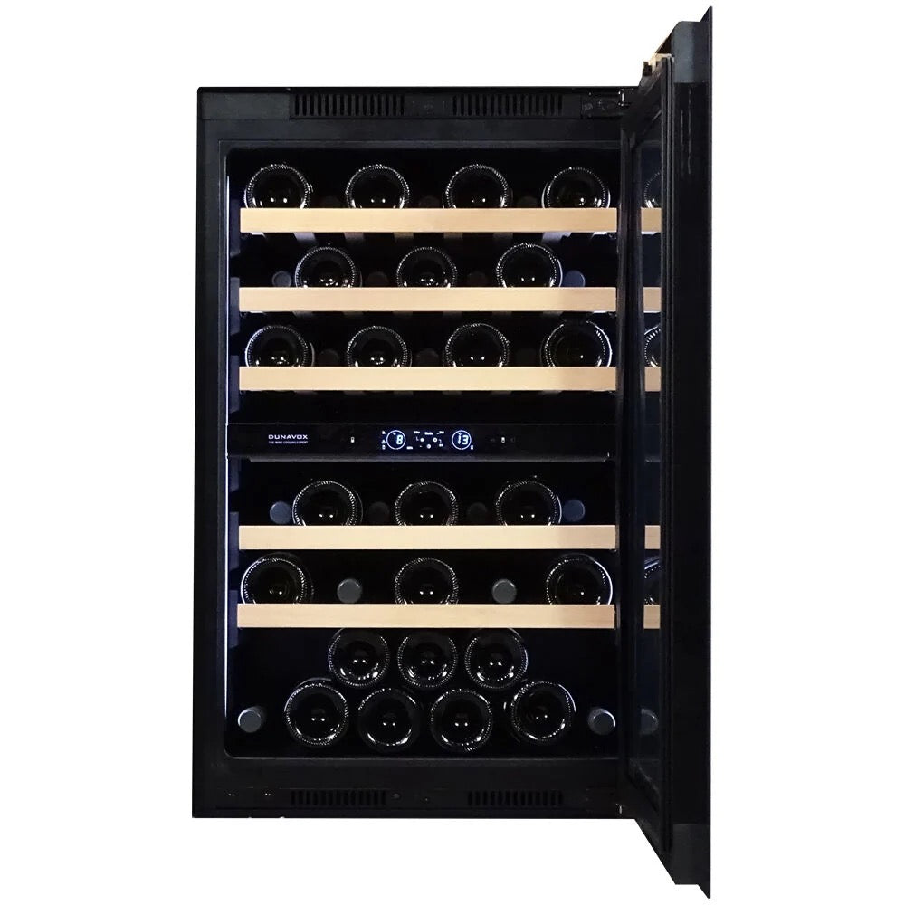 Dunavox Spirit - Dual Zone 44 Bottle - Integrated Wine Cooler - DVS-44.120DB