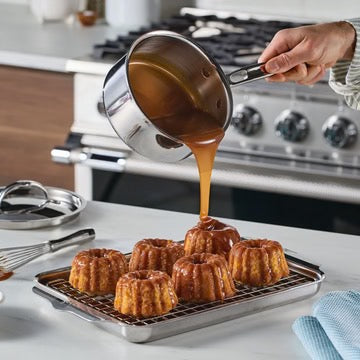 Hestan ProBond Luxe Induction Stainless Steel Saucepans & Lid - Small & Medium