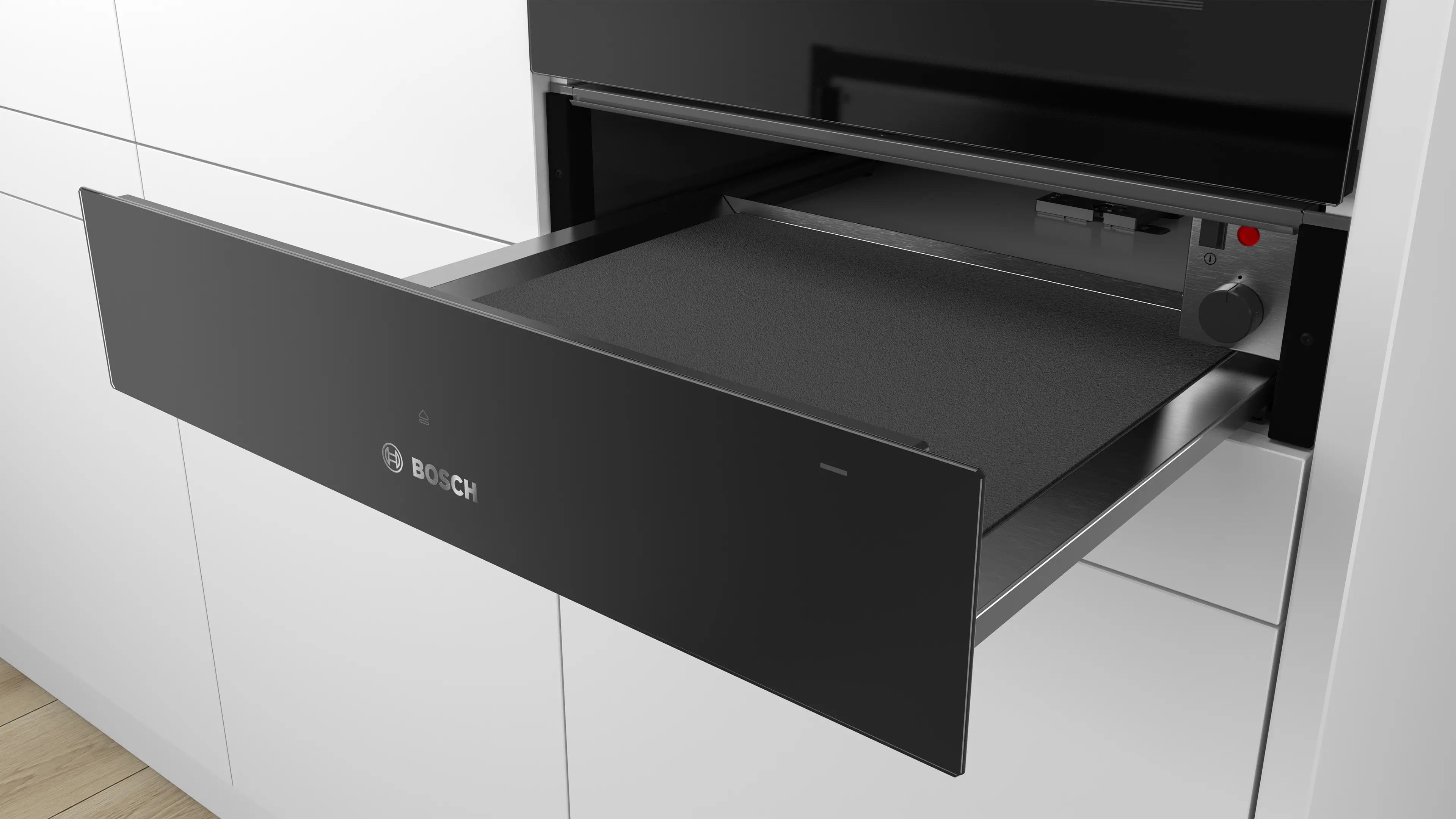 Bosch Series 6 Built-in warming drawer 60 x 14 cm Black - BIC510NB0