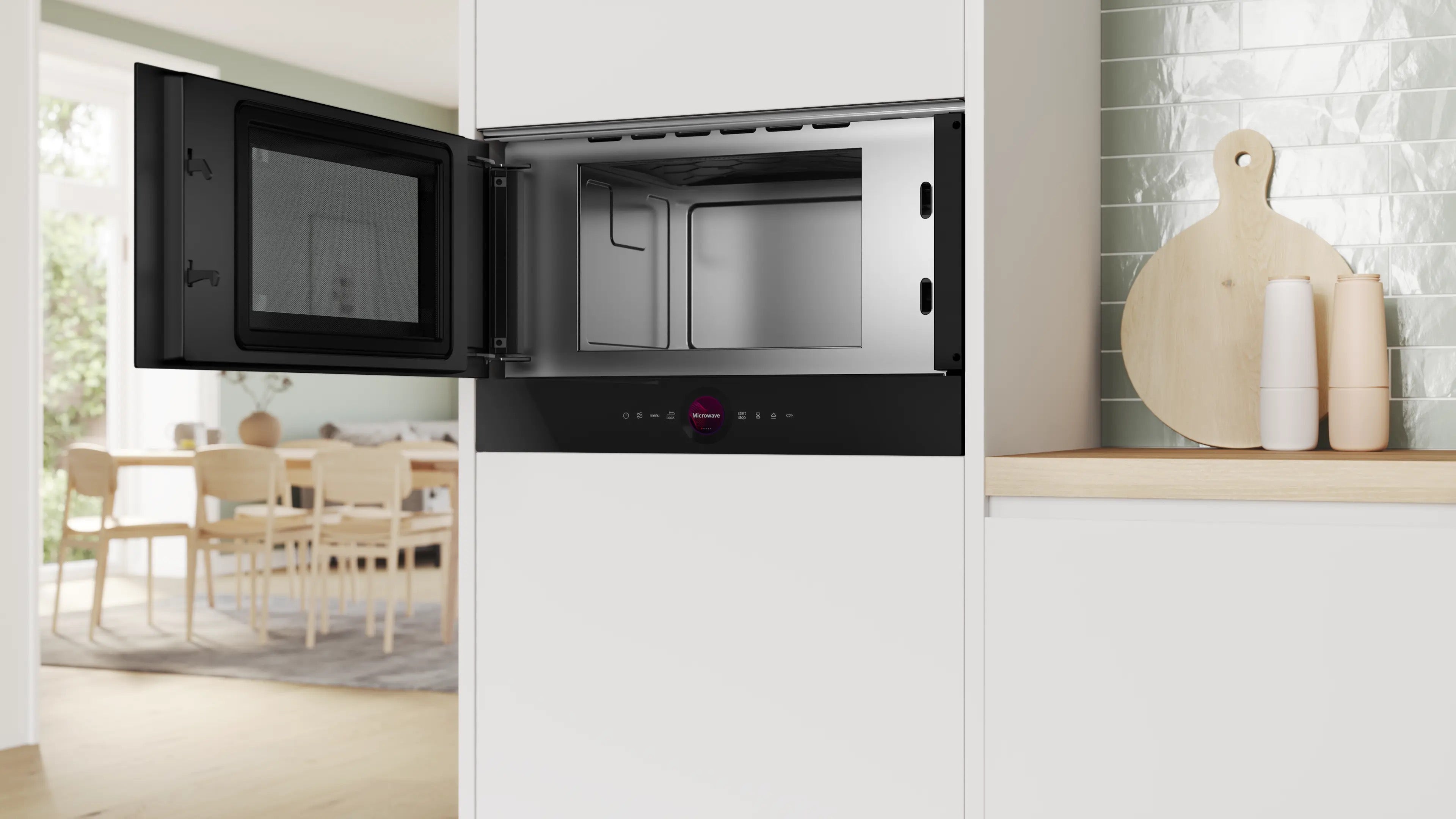 Bosch Series 8 Built-in microwave oven Black - BFL7221B1B