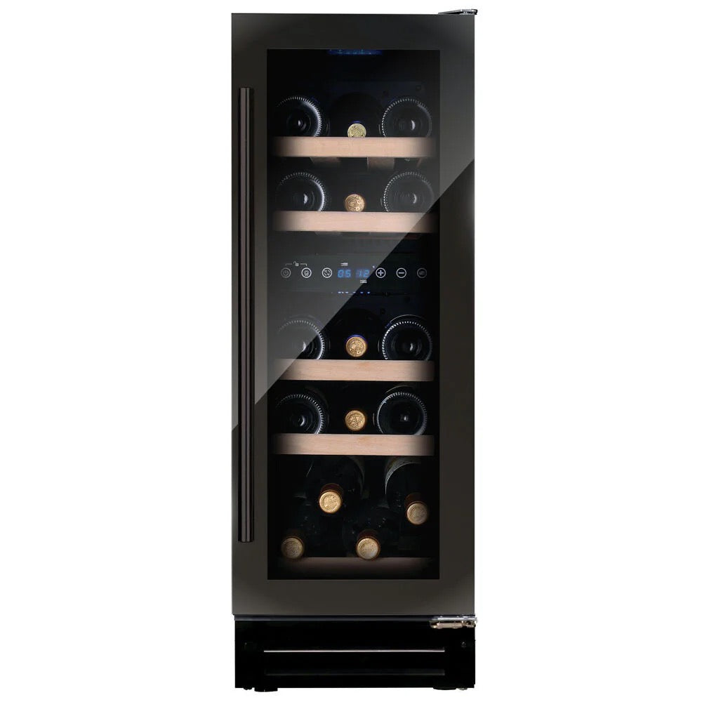Dunavox FLOW  - 300mm Dual Zone - 17 Bottle - Built In / Freestanding Wine Cooler - DAUF-17.58DB