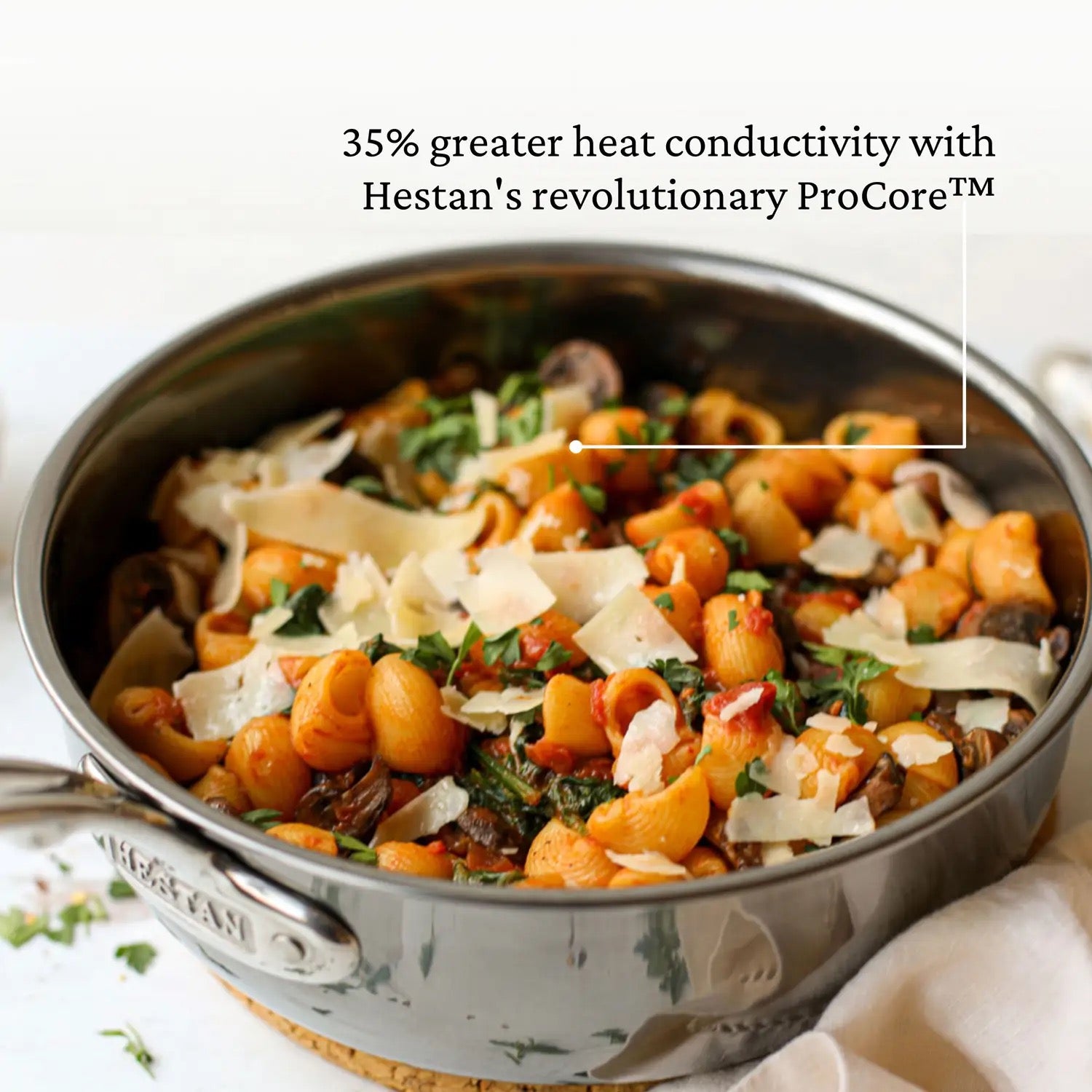 Hestan Nanobond Covered Saucier - 20cm/1.9L