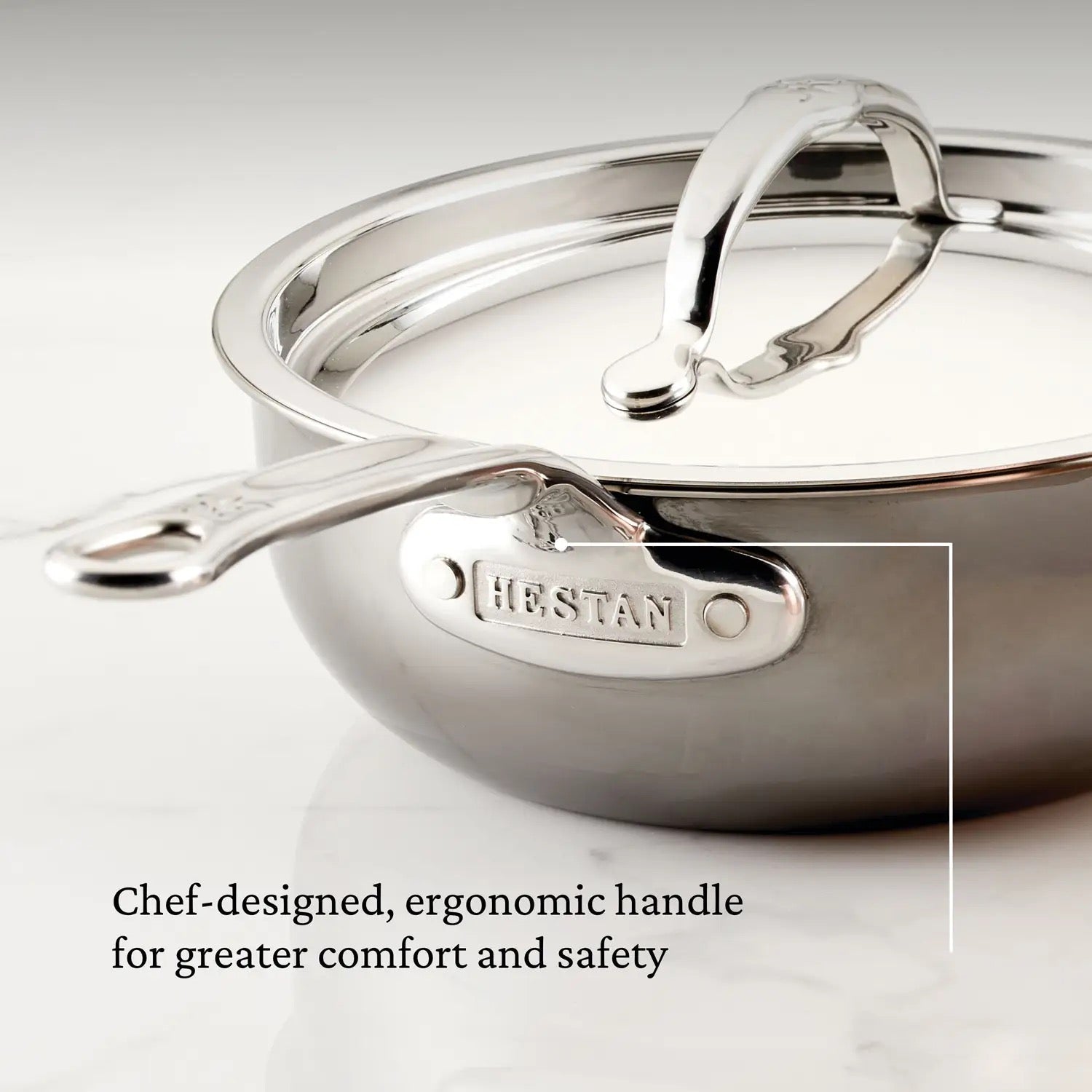 Hestan Nanobond Covered Saucier - 20cm/1.9L