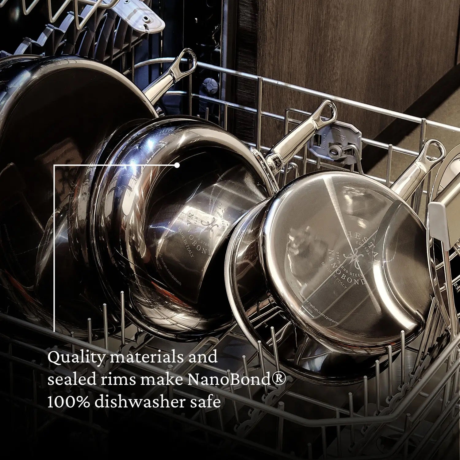 Hestan Nanobond Covered Saucier - 20cm/1.9L