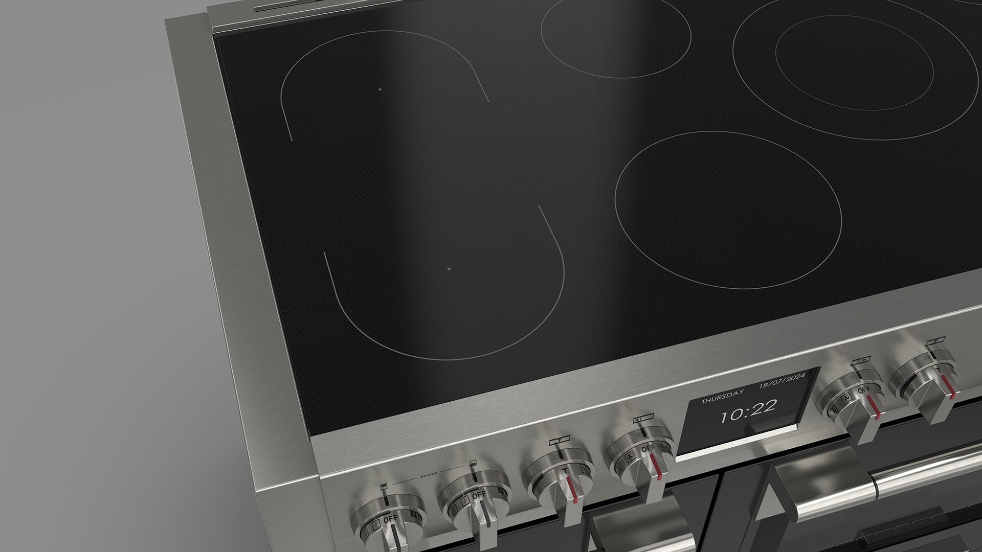 Fulgor Milano Matte Black Sofia Induction 48" Professional - FSRC 4807 P MI MK 2F MBK