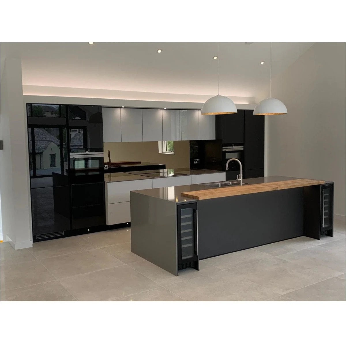 Dunavox FLOW-19 - 300mm - 19 Bottle - Built In Under-counter Wine Cooler - DAUF-19.58B