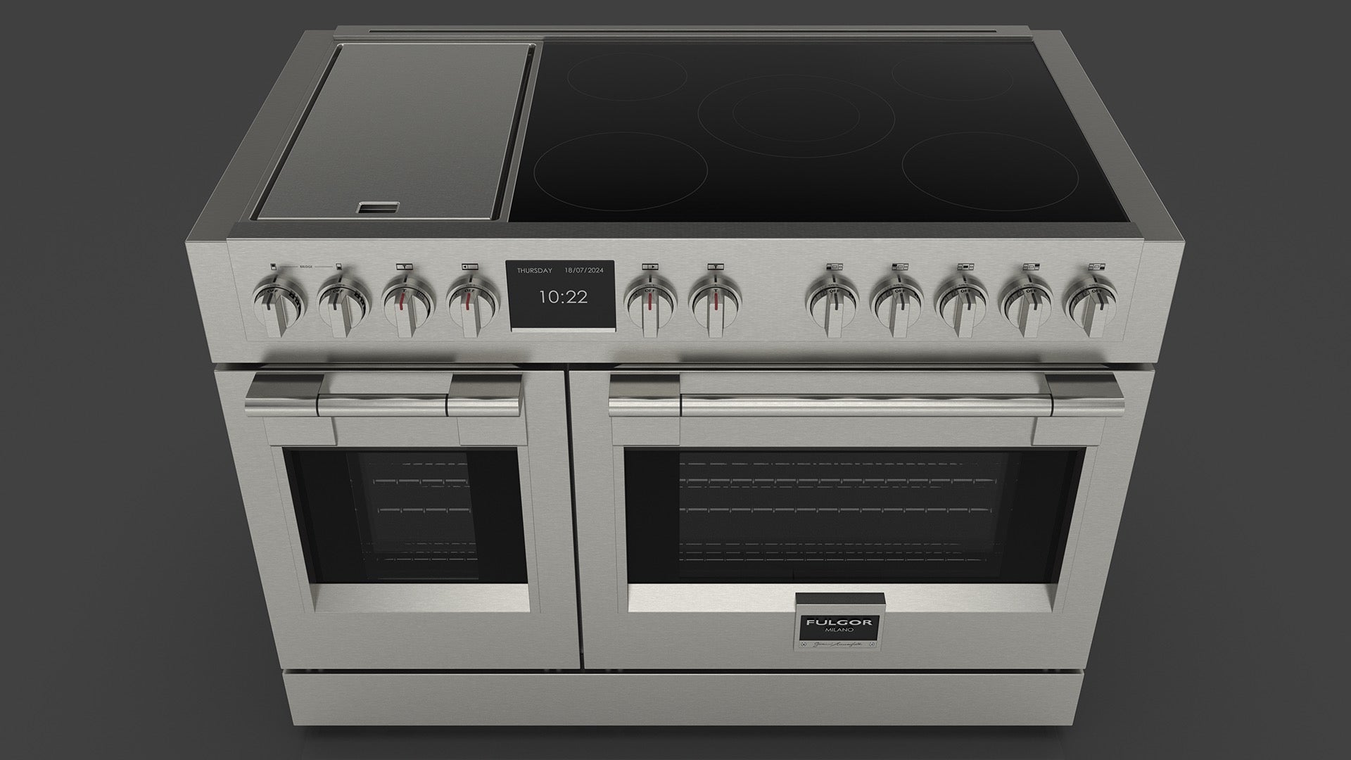 Fulgor Milano Sofia Professional Induction Griddle 48" - FSRC 4807 P MI MK 2F G X