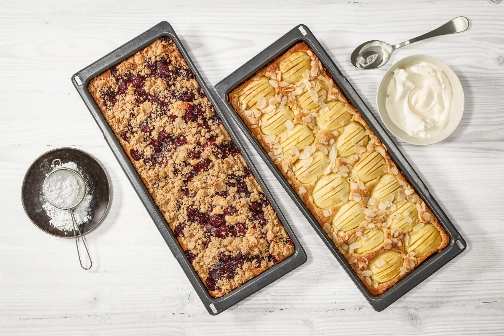 Bosch Enamel baking tray (2 piece) - HEZ530000