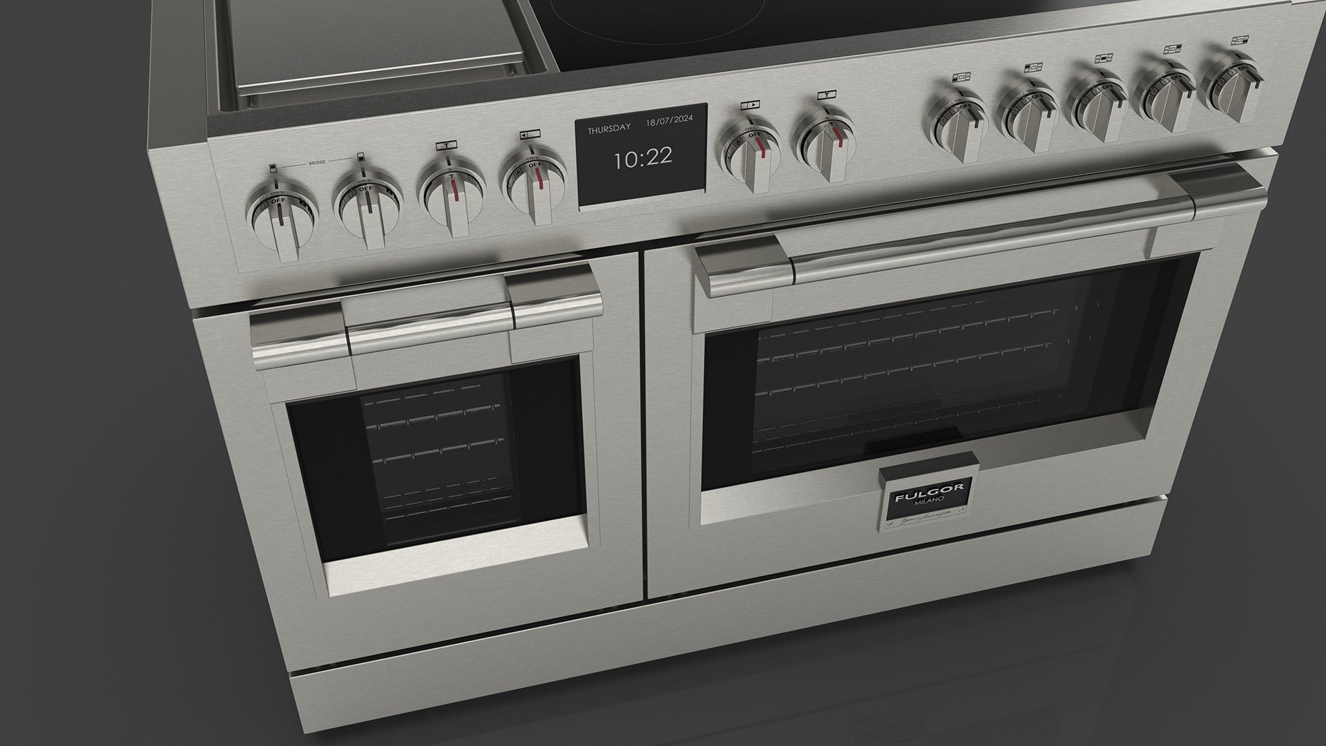 Fulgor Milano Sofia Professional Induction Griddle 48" - FSRC 4807 P MI MK 2F G X