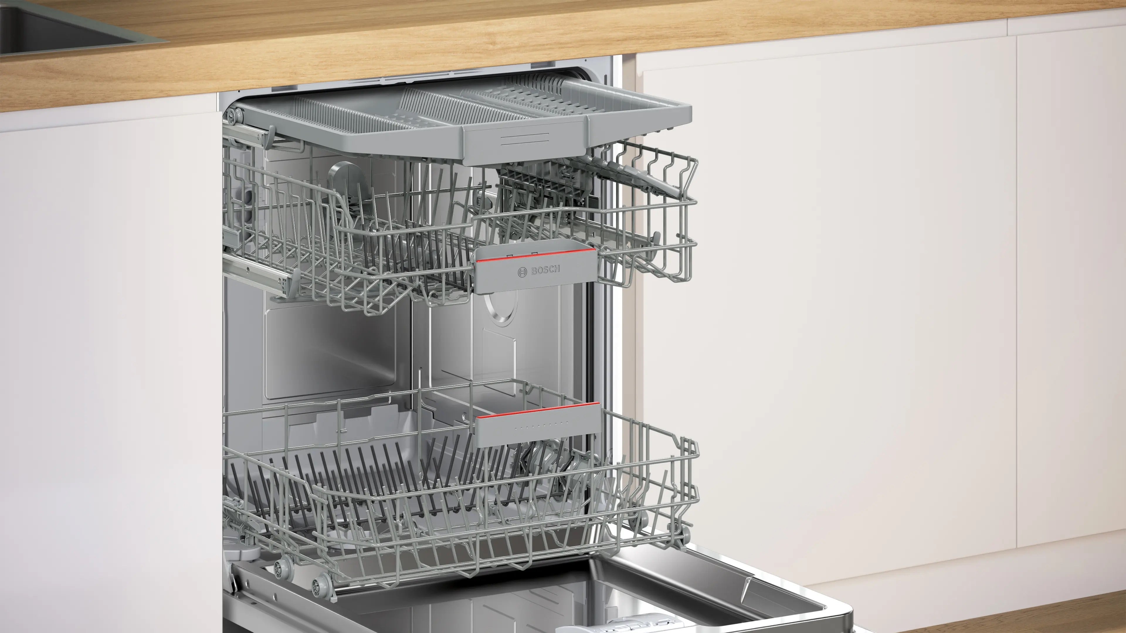 Bosch Series 4 Fully-integrated dishwasher 60 cm , Variable hinge - SBH4HVX14G