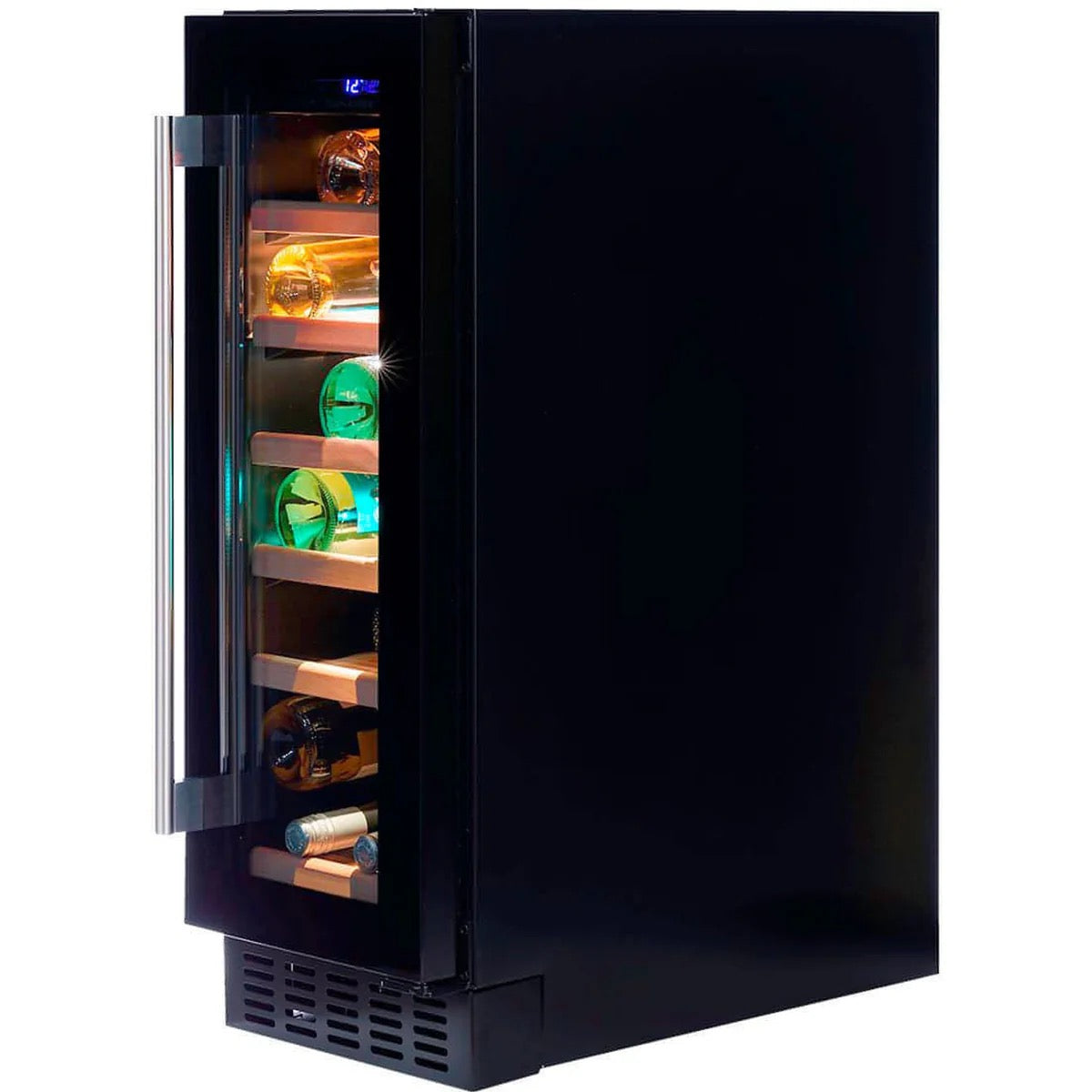 Dunavox FLOW-19 - 300mm - 19 Bottle - Built In Under-counter Wine Cooler - DAUF-19.58B