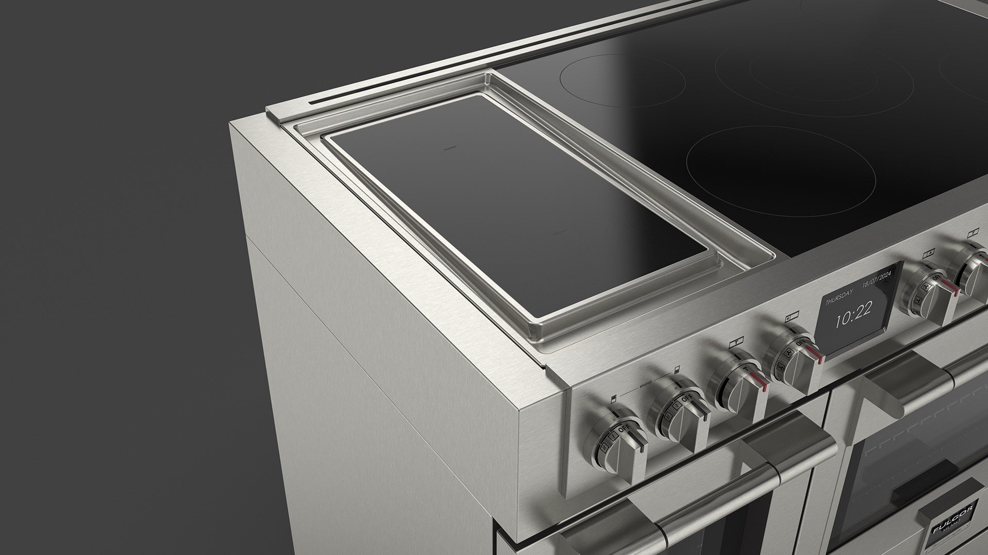 Fulgor Milano Sofia Professional Induction Griddle 48" - FSRC 4807 P MI MK 2F G X