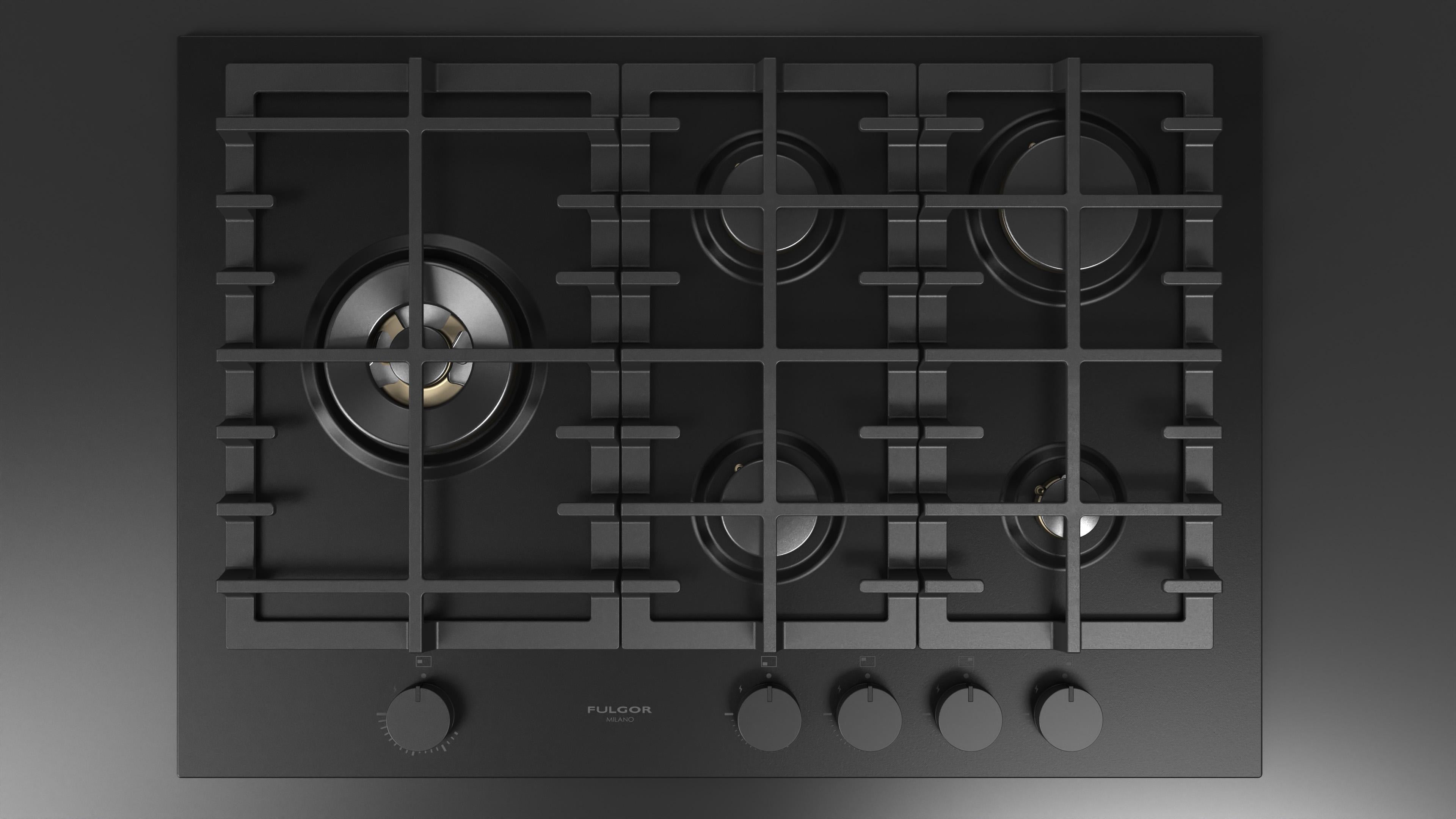 Fulgor Milano Urbantech 75cm Gas Hob - FUH 755 G DWK MBK