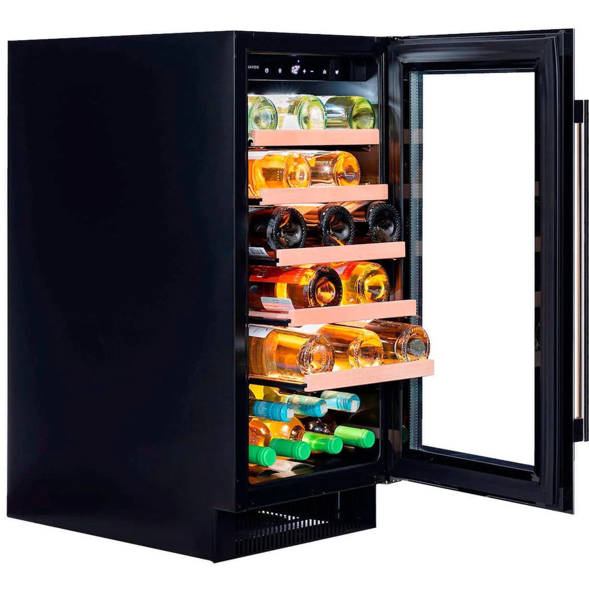 Dunavox FLOW - 400mm - 32 Bottles - Built In Under-counter - DAUF-32.83B