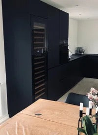MQuvee Integrated Wine Fridge - WineKeeper Exclusive 112D Push/Pull