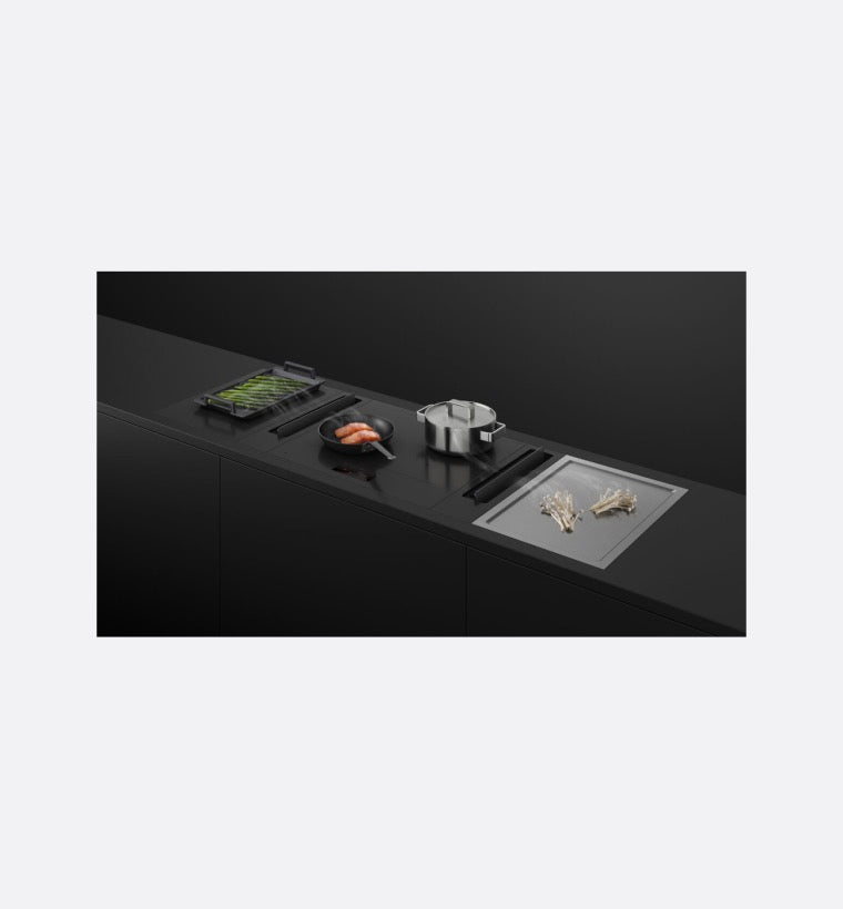 Fisher & Paykel Black Auxiliary Modular Downdraft Ventilation Extractor