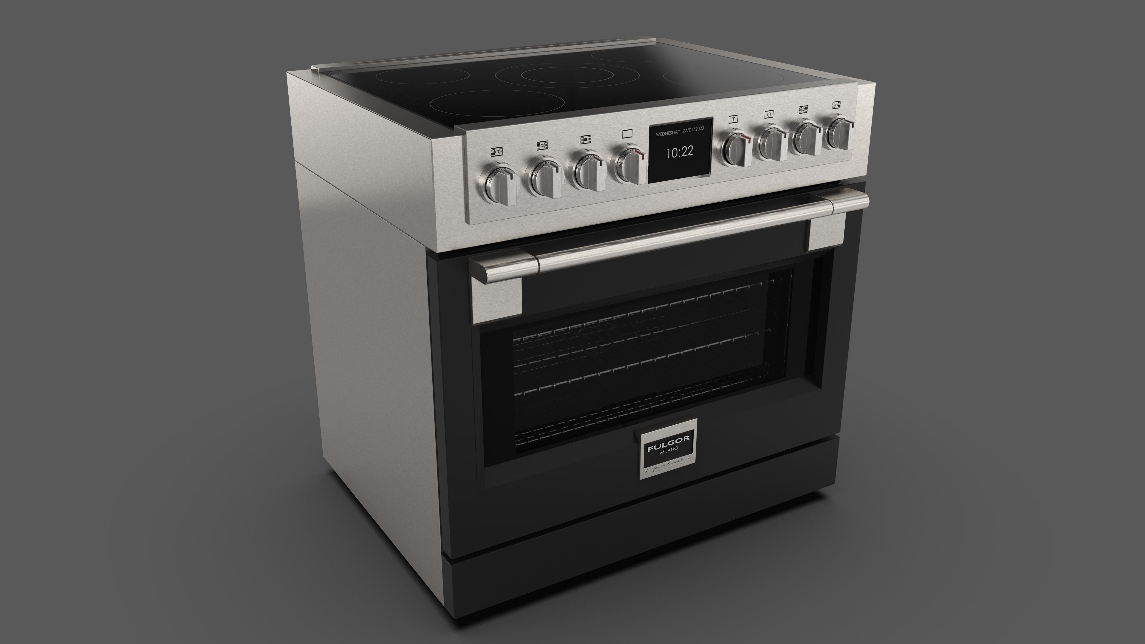 Fulgor Milano Sofia 36 Professional Series Induction - FSRC 3605 P MI ED 2F MBK