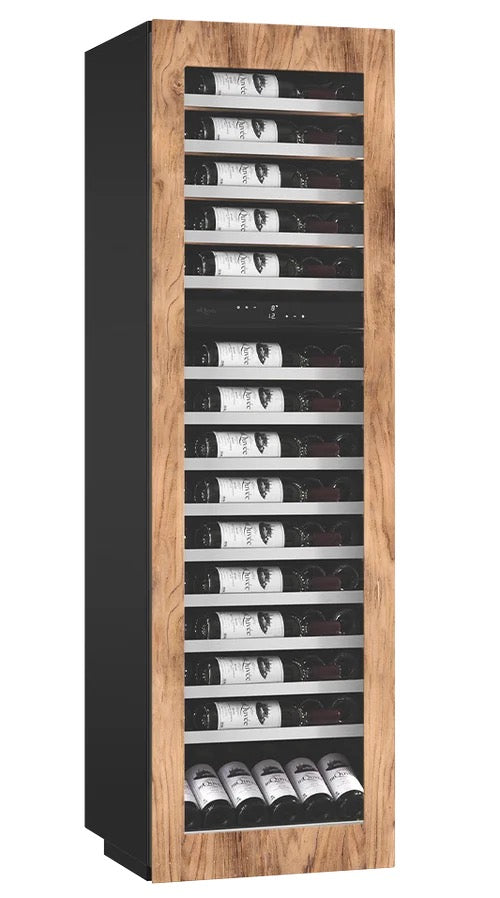 MQuvee Integrated Wine Cooler - WineKeeper Exclusive 112D Panel Ready Push/Pull