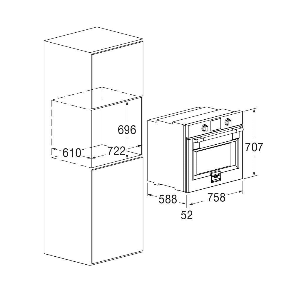 Fulgor Milano 30" Professional Pyro Oven - FSO 300 P MK 2F X