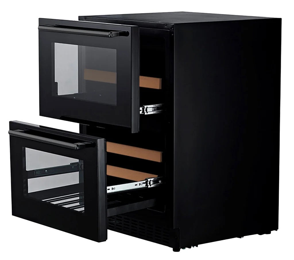 MQuvee Built-In Wine Fridge - WineCave 60DD