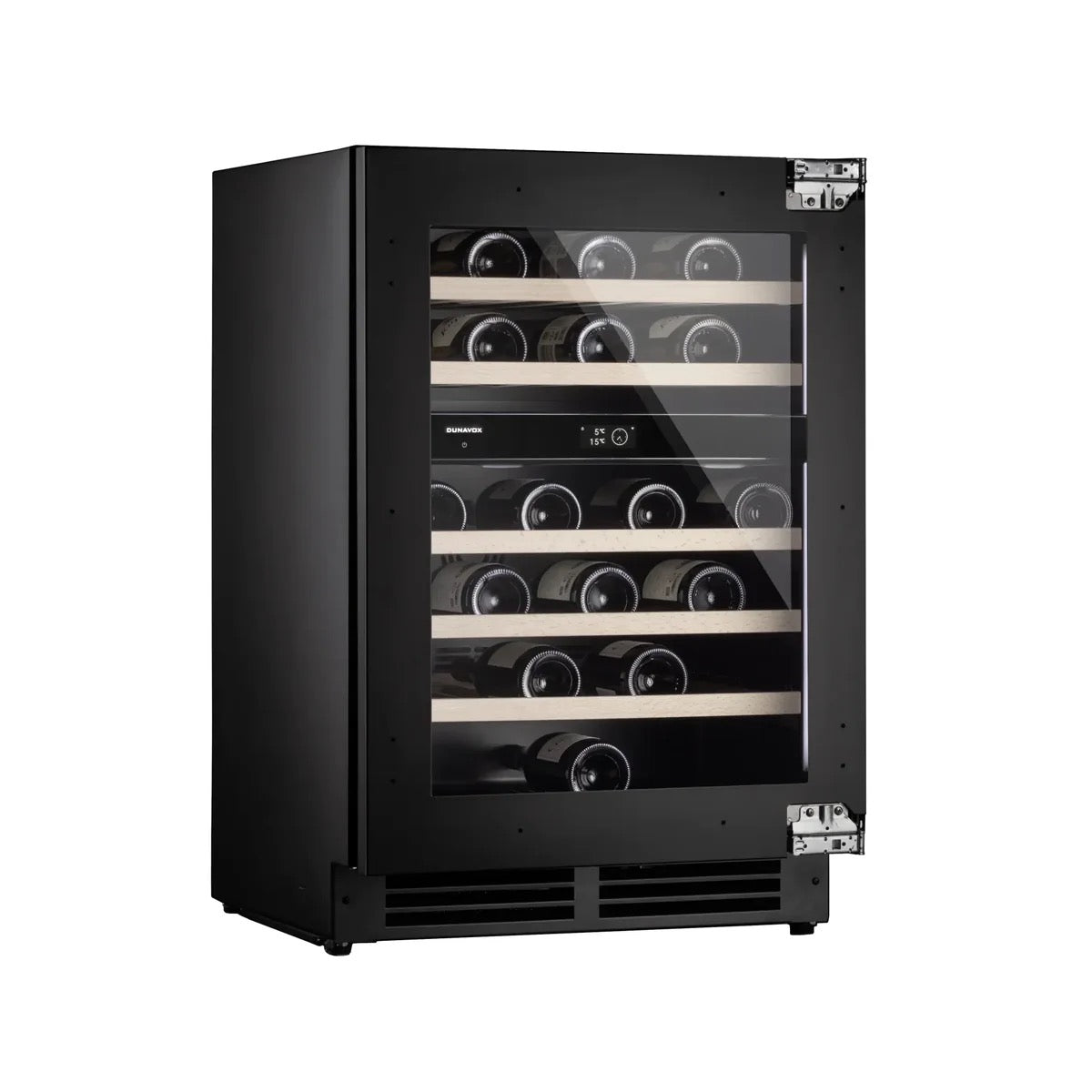 Dunavox FLOW-41 - 600mm Dual Zone - 41 Bottle - Panel Ready - Built In Wine Cooler - DAUF-41.146DOP.TO 88cm height
